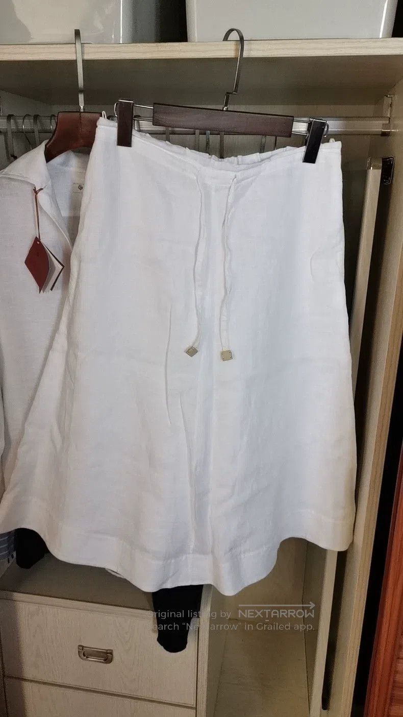 Loro Piana Loro Piana Linen A-Line Skirt Size 24" / US 00 / IT 34 - 1 Thumbnail