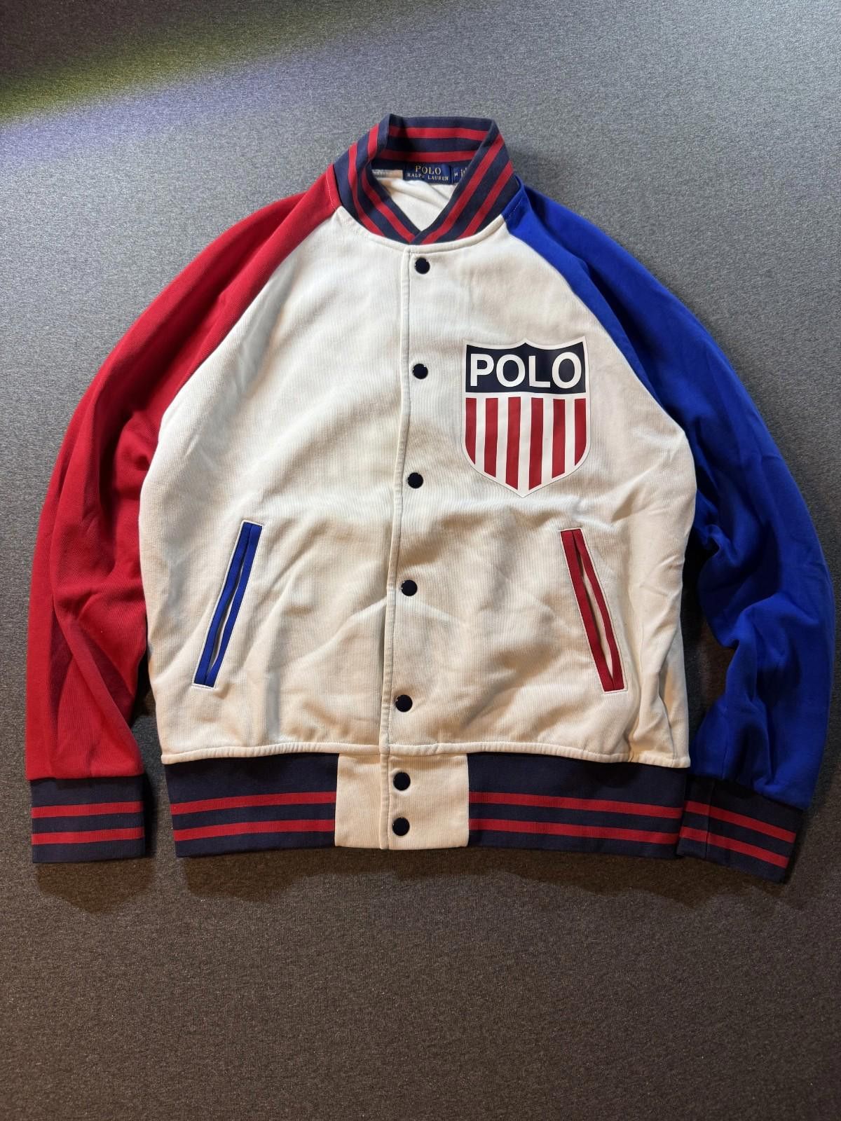 Polo Ralph Lauren Polo Ralph Lauren Shield Logo Red White Blue Jacket Size US M / EU 48-50 / 2 - 1 Thumbnail