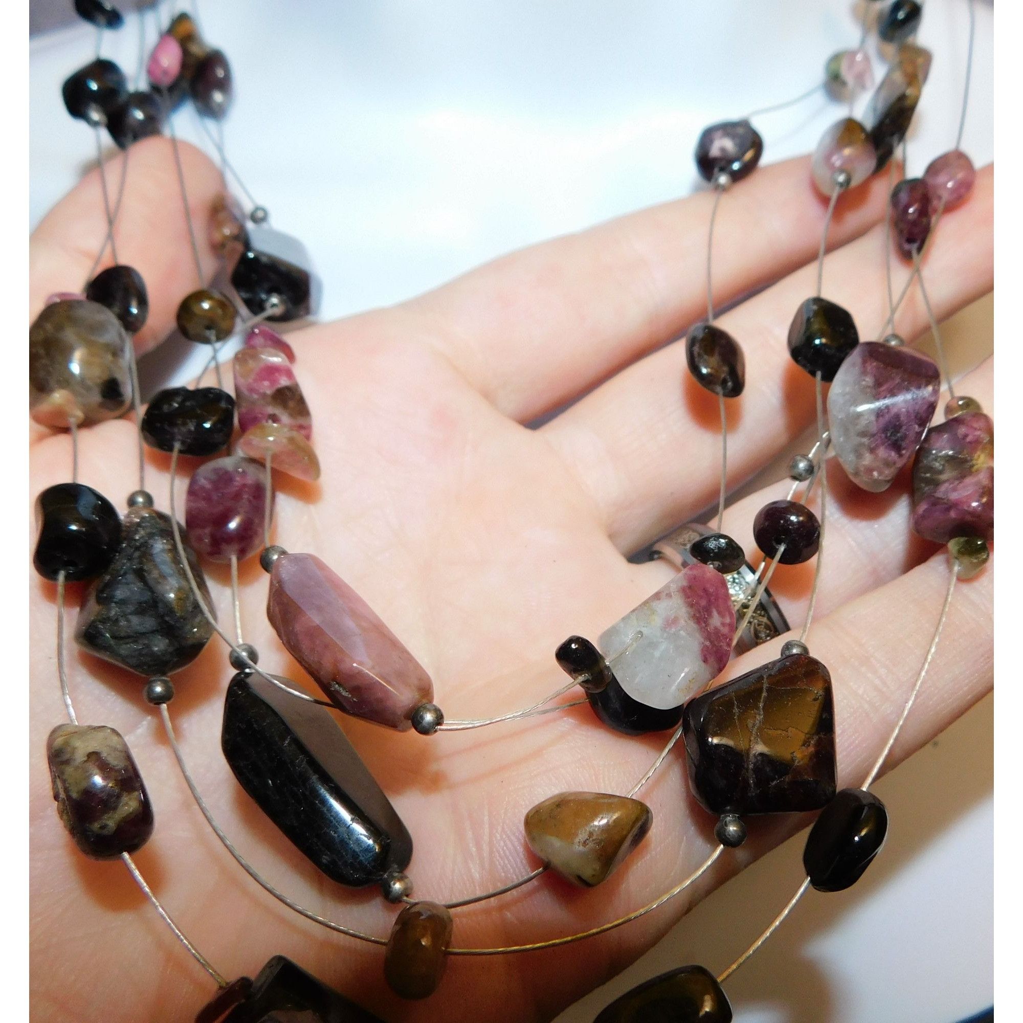 Coldwater Creek Coldwater Creek Tumbled Gem Stone Necklace Size ONE SIZE - 2 Thumbnail