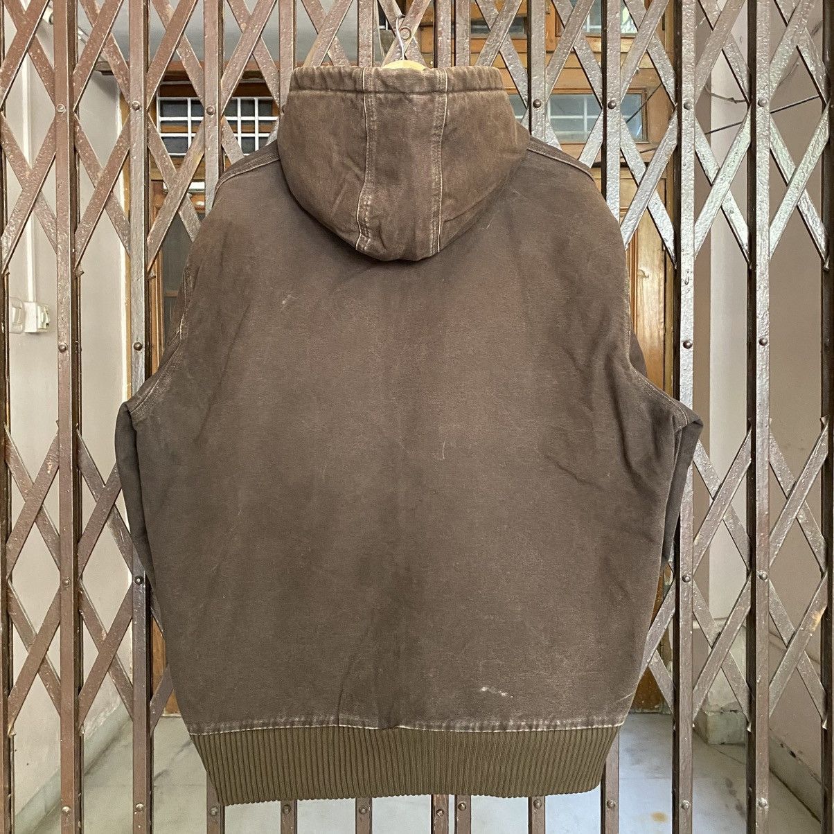 Carhartt Vintage Carhartt Brown Active Hooded Jacket Size US XL / EU 56 / 4 - 3 Thumbnail