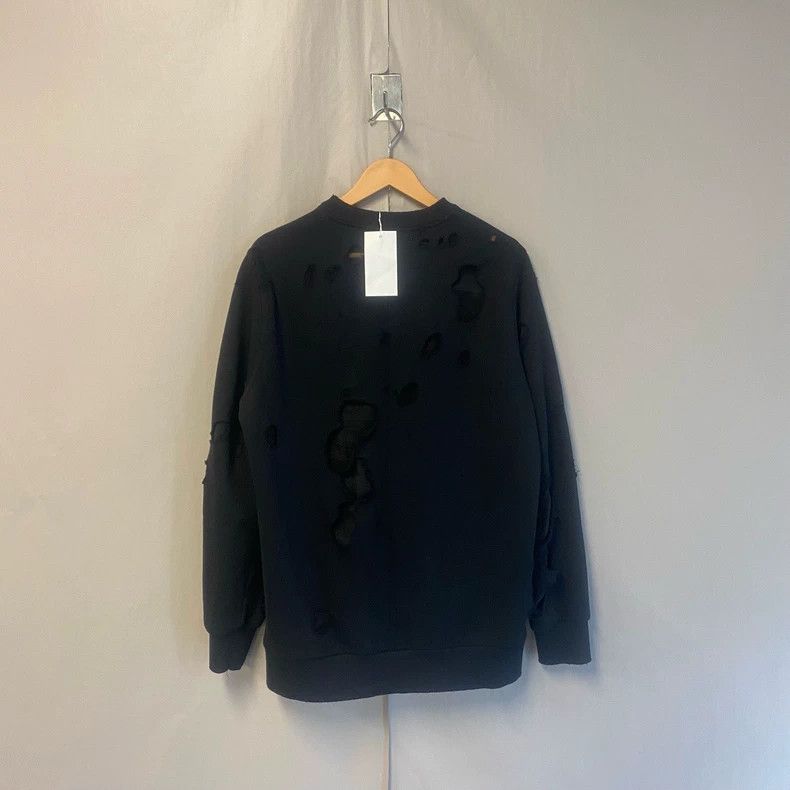 Givenchy Givenchy Black Ripped Hoodie Size US S / EU 44-46 / 1 - 2 Thumbnail