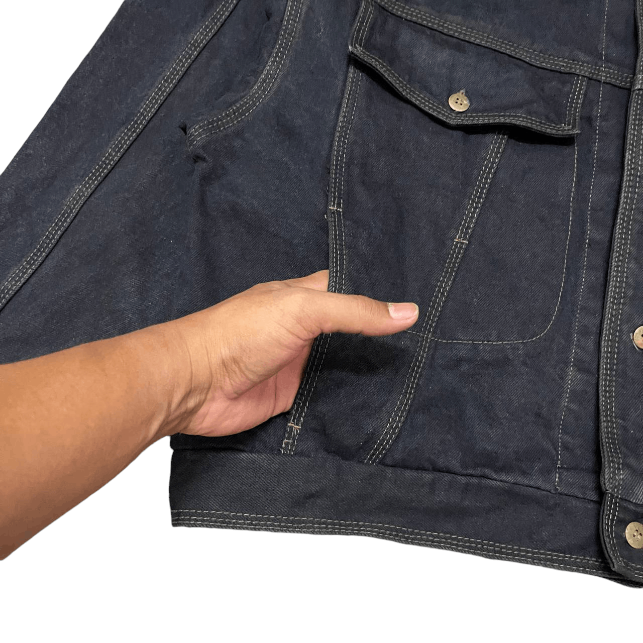 French Connection Vintage French Connection Trucker Work Jacket Canvas Size US M / EU 48-50 / 2 - 6 Thumbnail