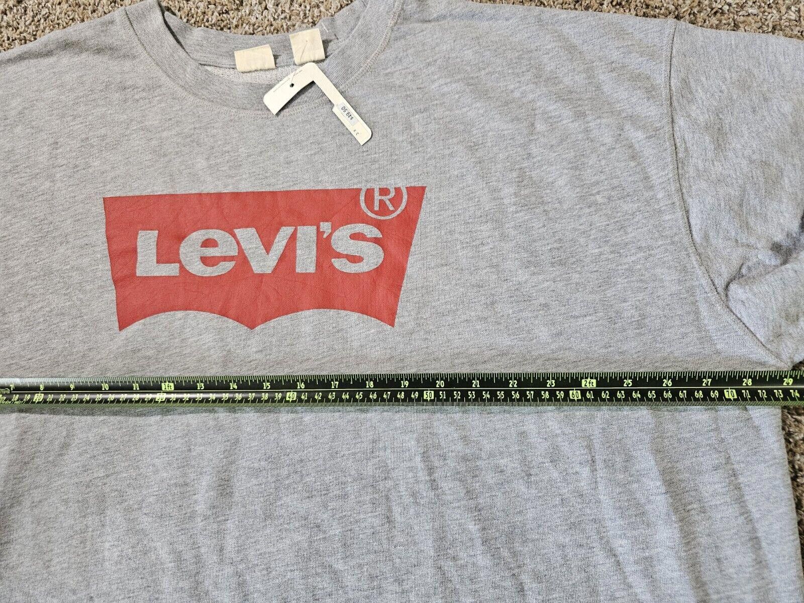 Levi's Levis 3XL gray logo sweater NWT NWD Size US XXL / EU 58 / 5 - 6 Thumbnail