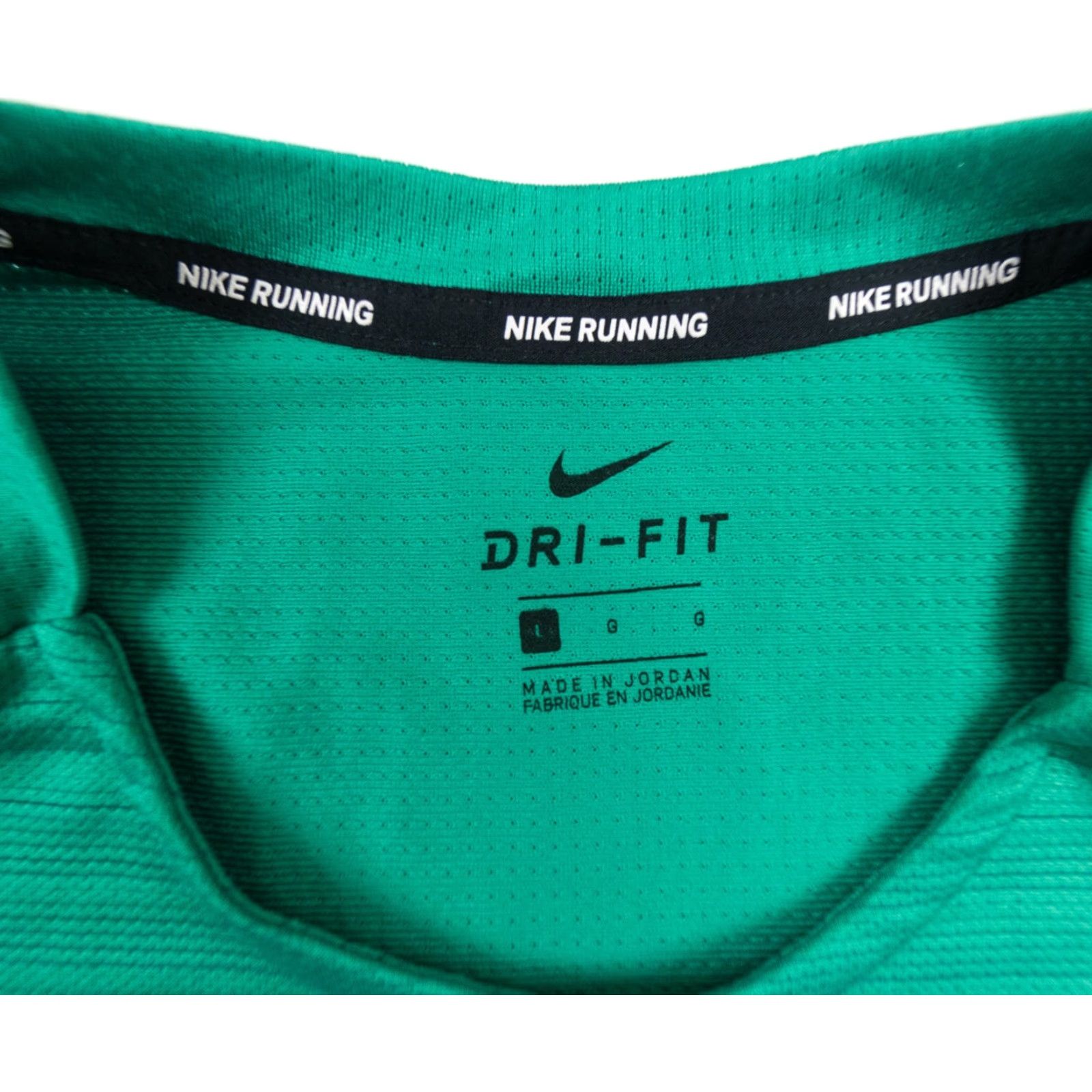 Nike Nike Dri-Fit Shirt Mens Large Green Activewear Running Tee Size US L / EU 52-54 / 3 - 4 Thumbnail