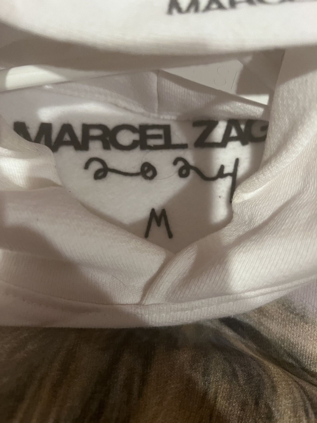 Asspizza × Marcel Zago Gospel White Hoodie | Marcel Zago | Asspizza Size US M / EU 48-50 / 2 - 3 Thumbnail