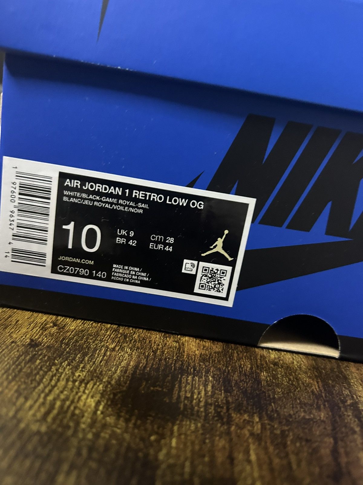 Jordan Brand Jordan 1 low game royal Size US 10 / EU 43 - 9 Thumbnail