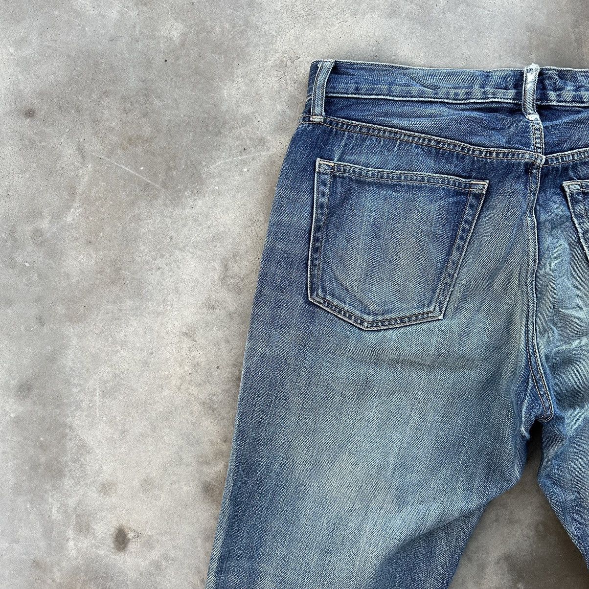 Japanese Brand Vintage Japanese Faded Denim Jean Pant W36 🔥 Size US 36 / EU 52 - 12 Thumbnail