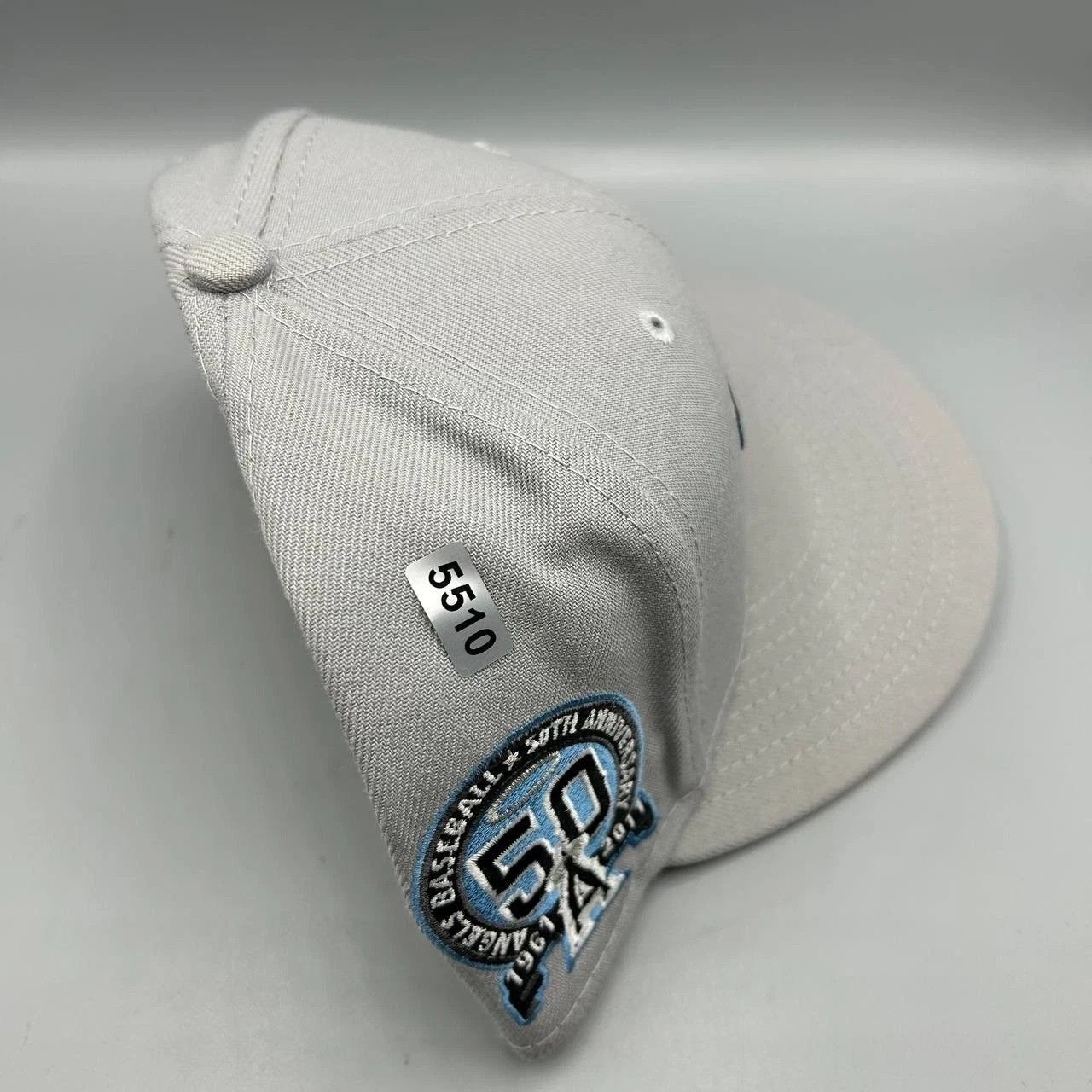 New Era Los Angeles LA Angels Hat 7 3/8 59Fifty New Era MLB Fitted Size ONE SIZE - 9 Thumbnail