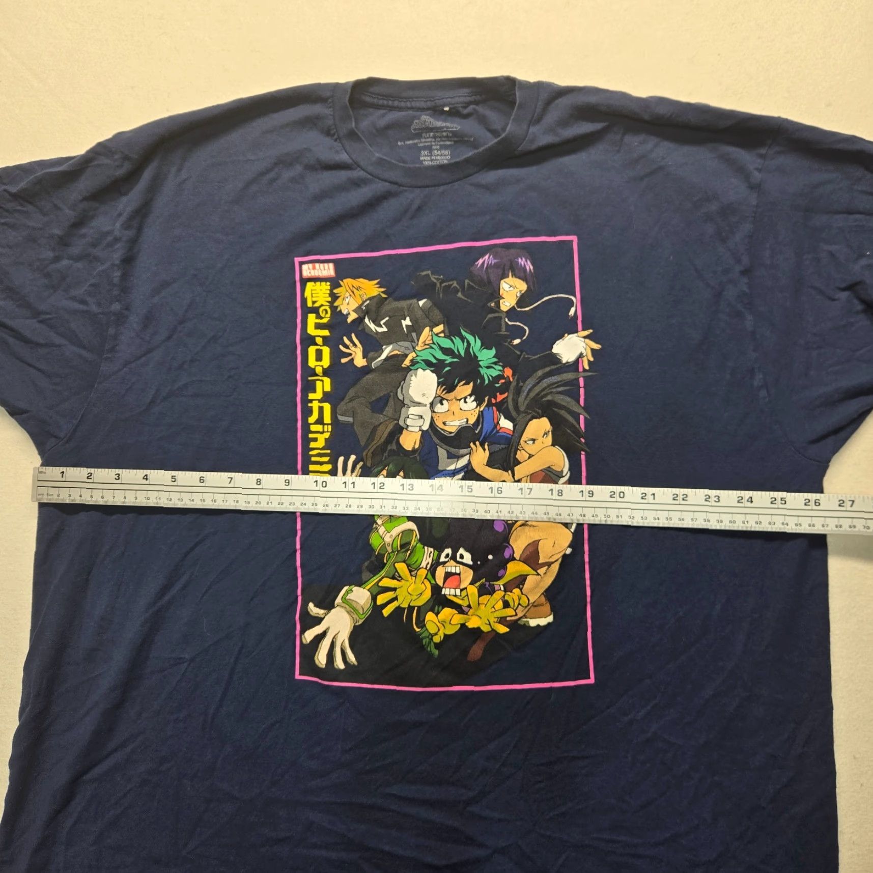 Vintage My Hero Academia Shirt Funimation Blue Adult 3XL Mens Size US XXL / EU 58 / 5 - 4 Thumbnail