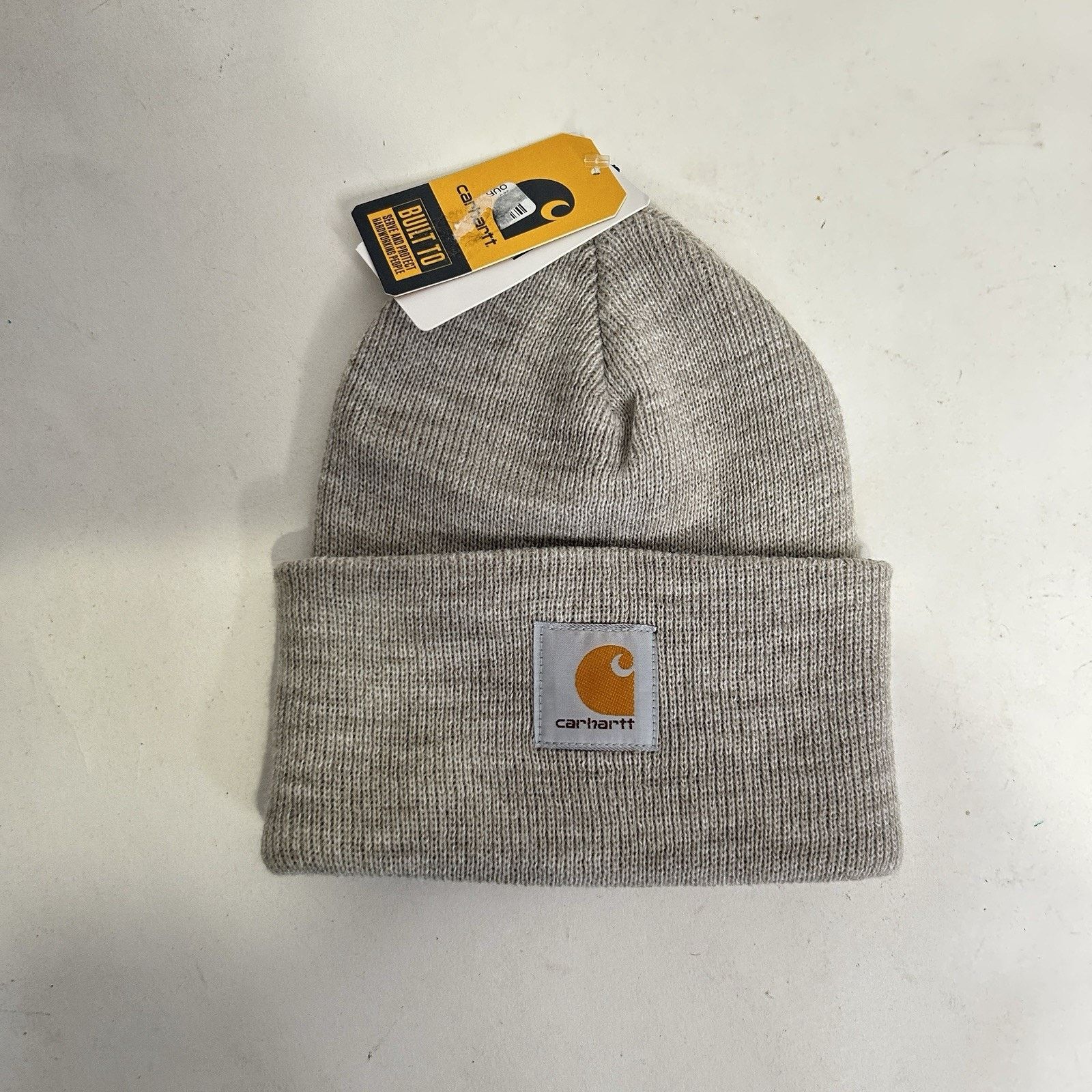 Carhartt Carhartt Knit Cuffed Beanie “Beige Heather” OSFA Size ONE SIZE - 1 Thumbnail