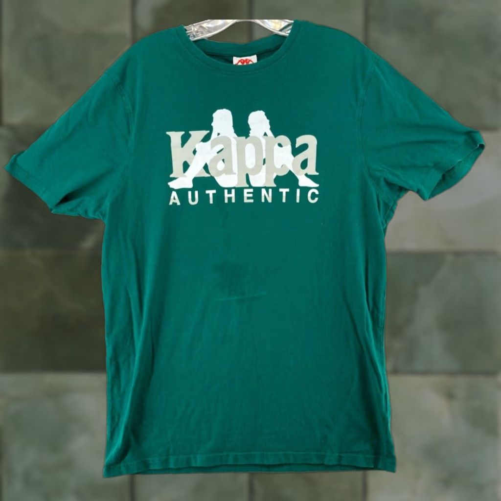 Kappa Kappa Womens Promo Tee XL Green College T-Shirt Adult Regular Classic Fit Short Sleeve Crew Neck Shirt Womens Size XL / US 12-14 / IT 48-50 - 1 Thumbnail
