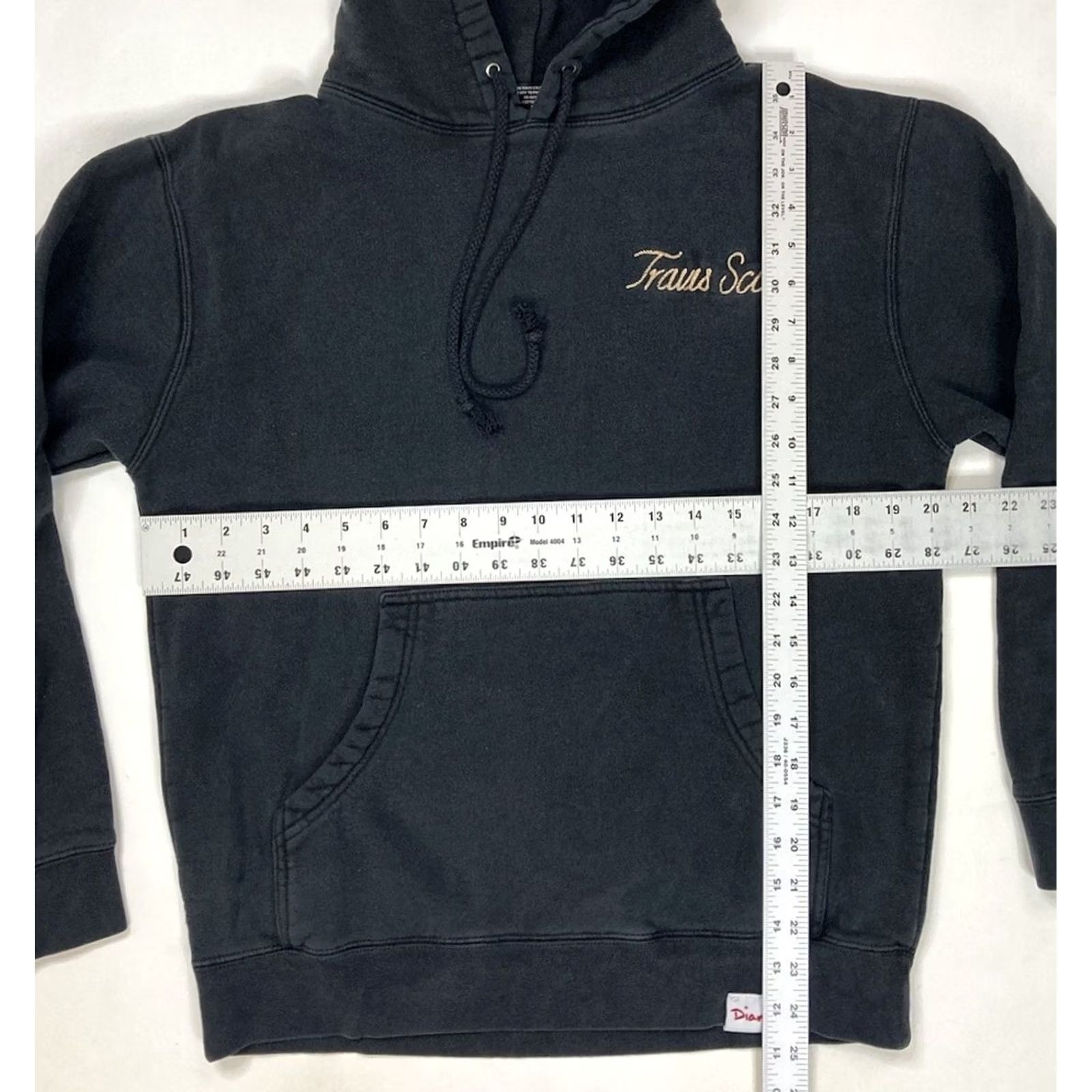 Diamond Supply Co. VINTAGE Diamond Supply Travis Scott Hoodie Men Small Black Pullover Shirt Hooded Graphic Print Pockets Logo 90s Hip Hop Music Size US S / EU 44-46 / 1 - 7 Thumbnail