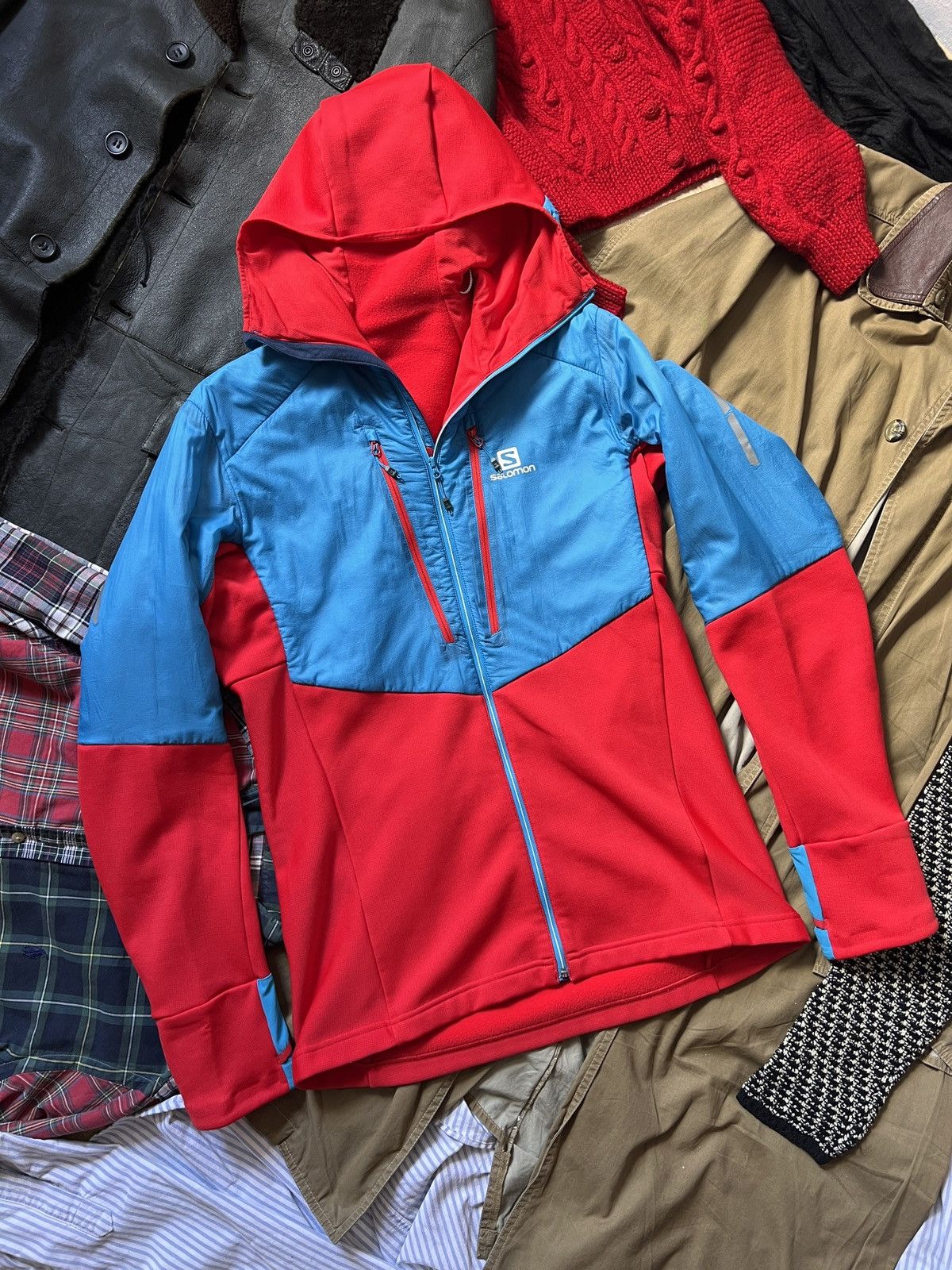 Salomon Salomon Drifter Air Mid Polartec Pertex Quantum Jacket Size US M / EU 48-50 / 2 - 4 Thumbnail