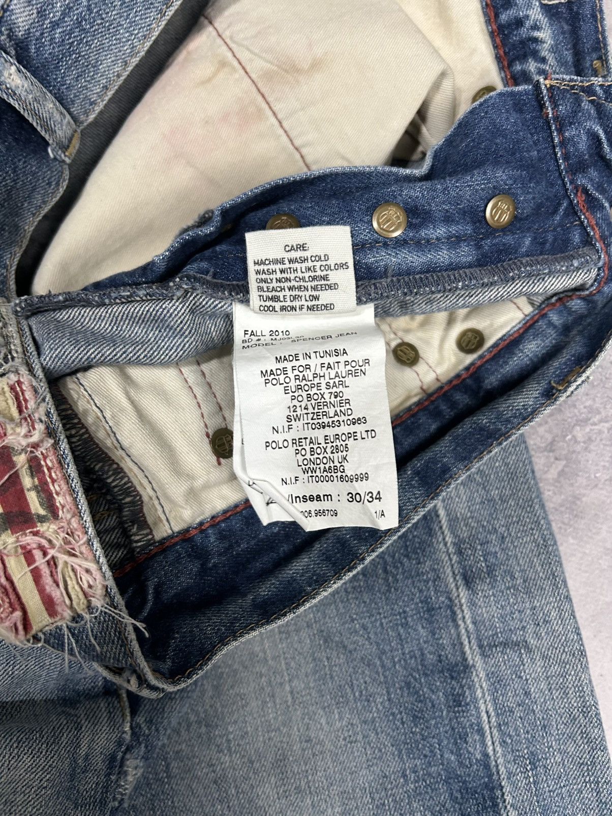 Polo Ralph Lauren Polo Ralph Lauren Denim & Supply Biker Slim jeans Size US 32 / EU 48 - 11 Thumbnail