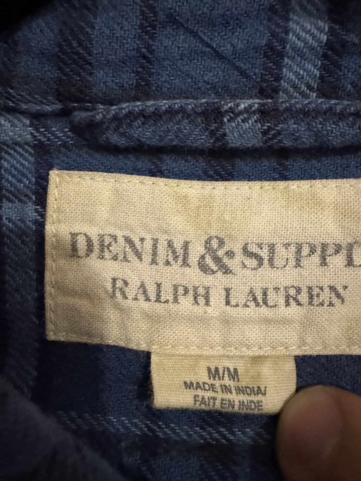 Denim & Supply Ralph Lauren 100% Cotton Flannel Size US M / EU 48-50 / 2 - 4 Thumbnail