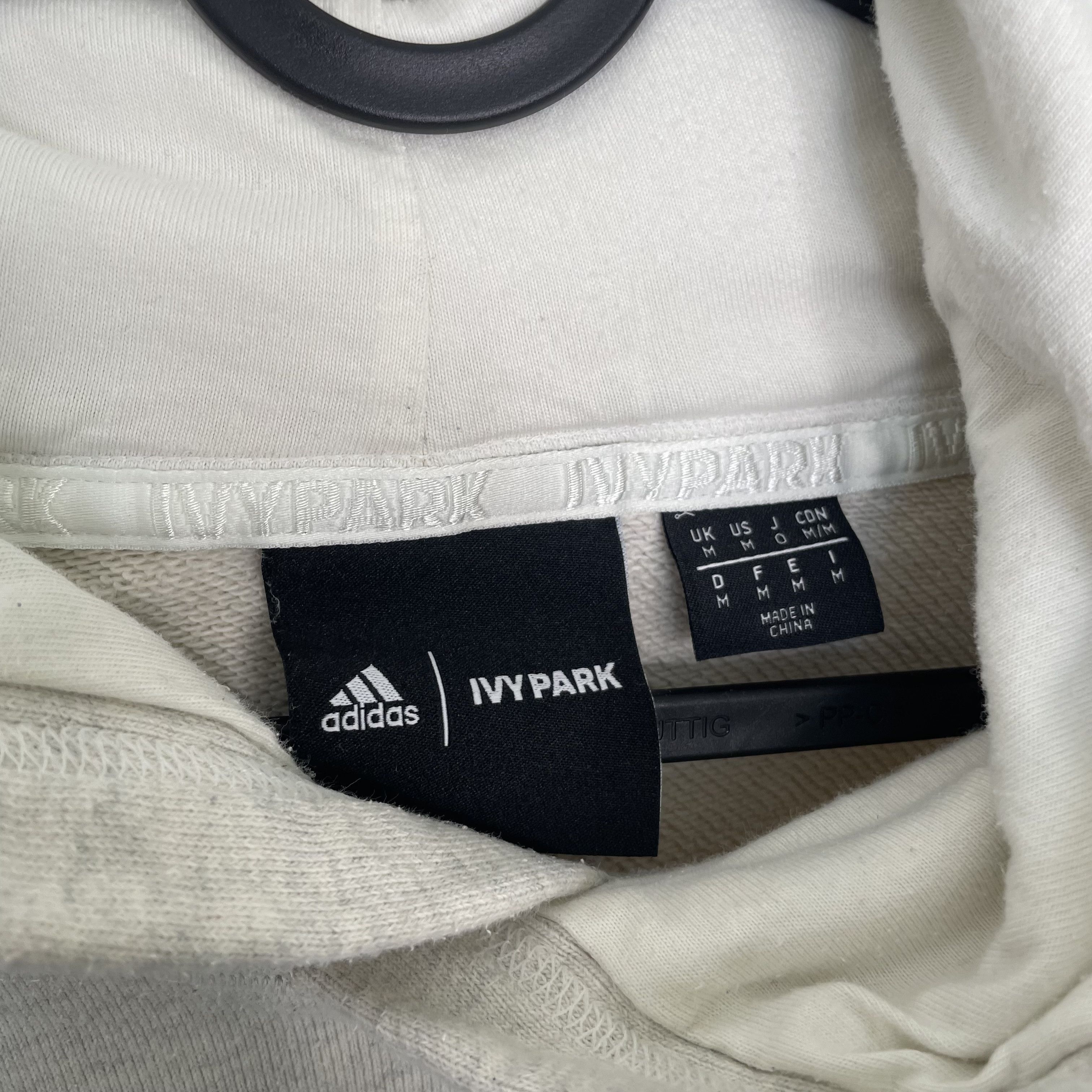 Adidas × Ivy Park Adidas Ivy Park Beyoncé Oversized Hoodie Grey/Cream M Size M / US 6-8 / IT 42-44 - 3 Thumbnail