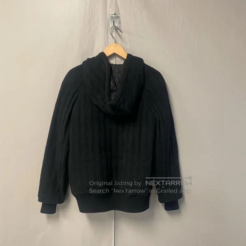 Hermes Hermes Hooded Double-Sided Down Knit Jacket Black Cotton C Size XS / US 0-2 / IT 36-38 - 2 Thumbnail