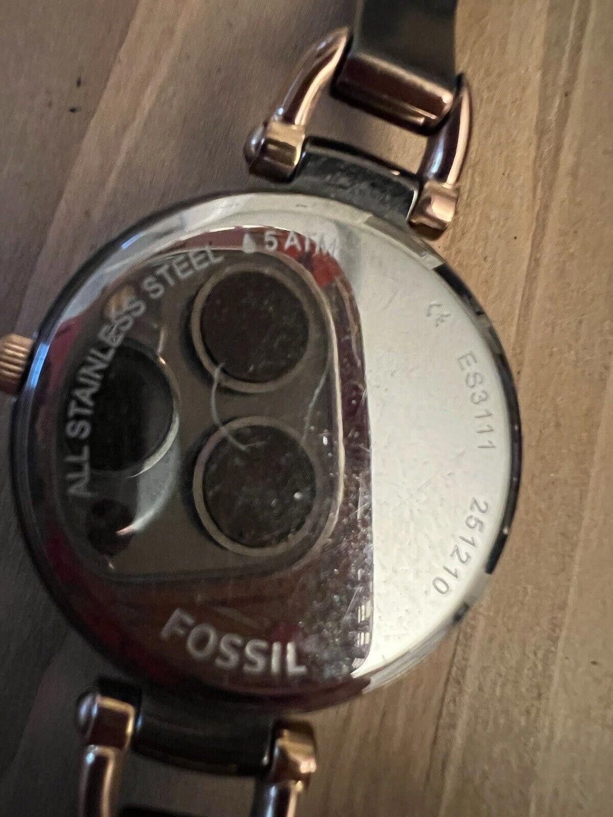 Fossil Fossil ES3111 Georgia Ion Plated Case Women's Watch Size ONE SIZE - 8 Thumbnail