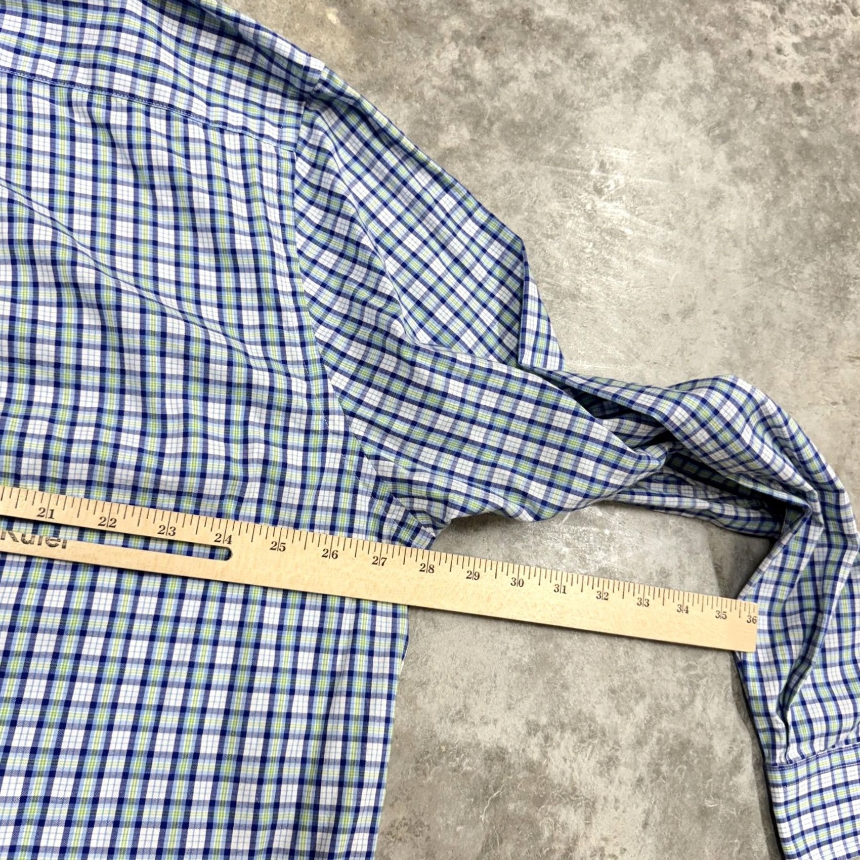 Vineyard Vines Vineyard Vines Shirt Mens XXL Blue Slim Fit Tucker Plaid Button Down Long Sleeve Size US XXL / EU 58 / 5 - 5 Thumbnail
