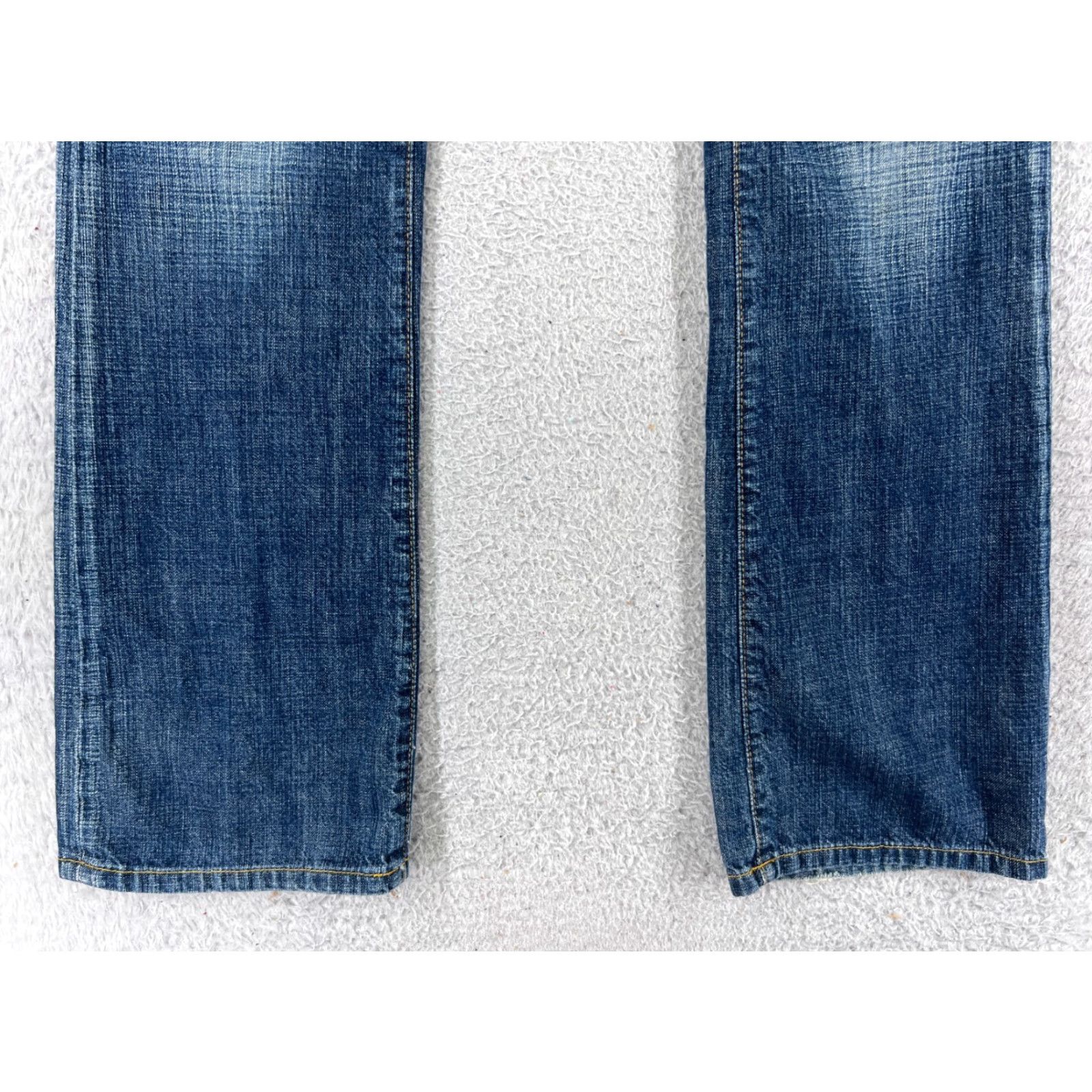 Denime FRX Jeans Womens 27 Blue Denim Bootcut Flared Low Rise 25x30 READ Size 27" / US 4 / IT 40 - 2 Thumbnail