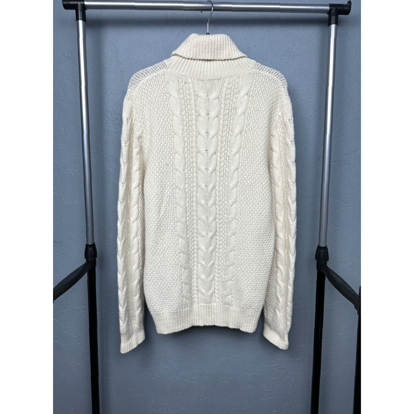 Reiss Reiss Mens High Neck Wool Knit Sweater L Size US L / EU 52-54 / 3 - 6 Thumbnail