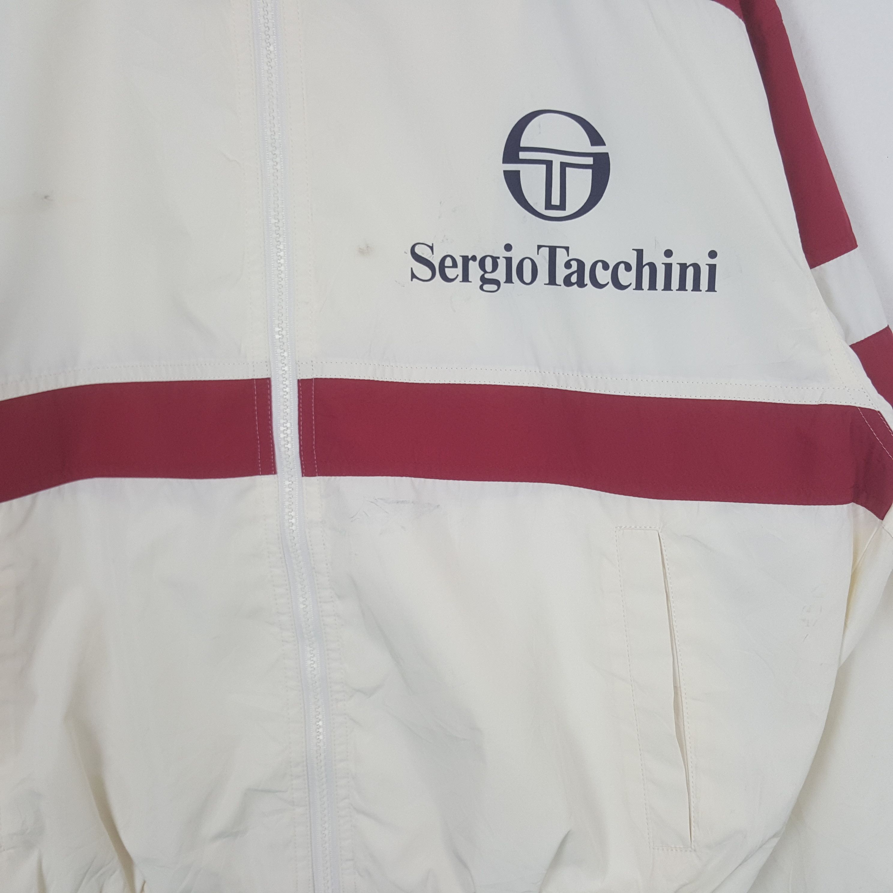 Sergio Tacchini Vintage Sergio Tacchini Tennis Sport Windbreaker Jacket RR27 Size US L / EU 52-54 / 3 - 2 Thumbnail
