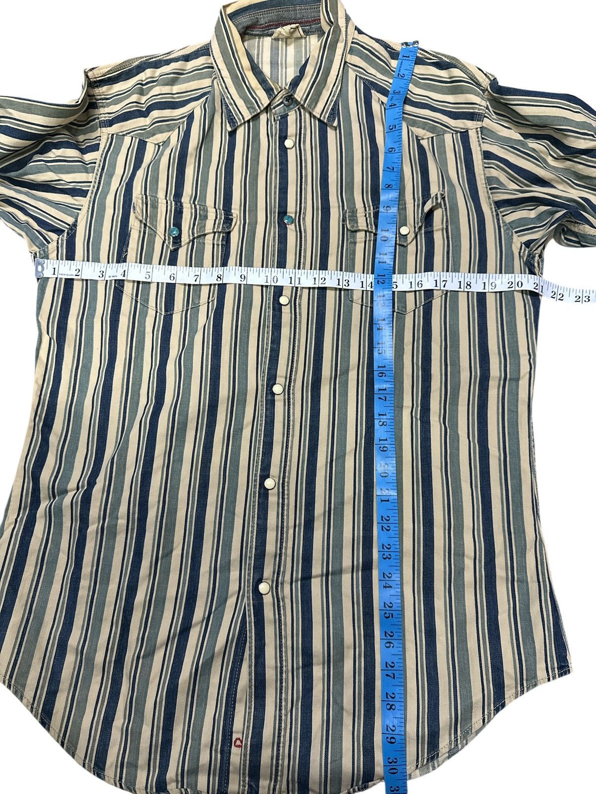 Vintage Western Flannel Stripe 45 RPM .