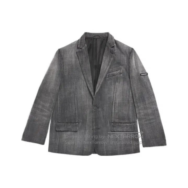 Balenciaga Balenciaga FW23 Logo Long Sleeve Blazer. Size US L / EU 52-54 / 3 - 1 Thumbnail