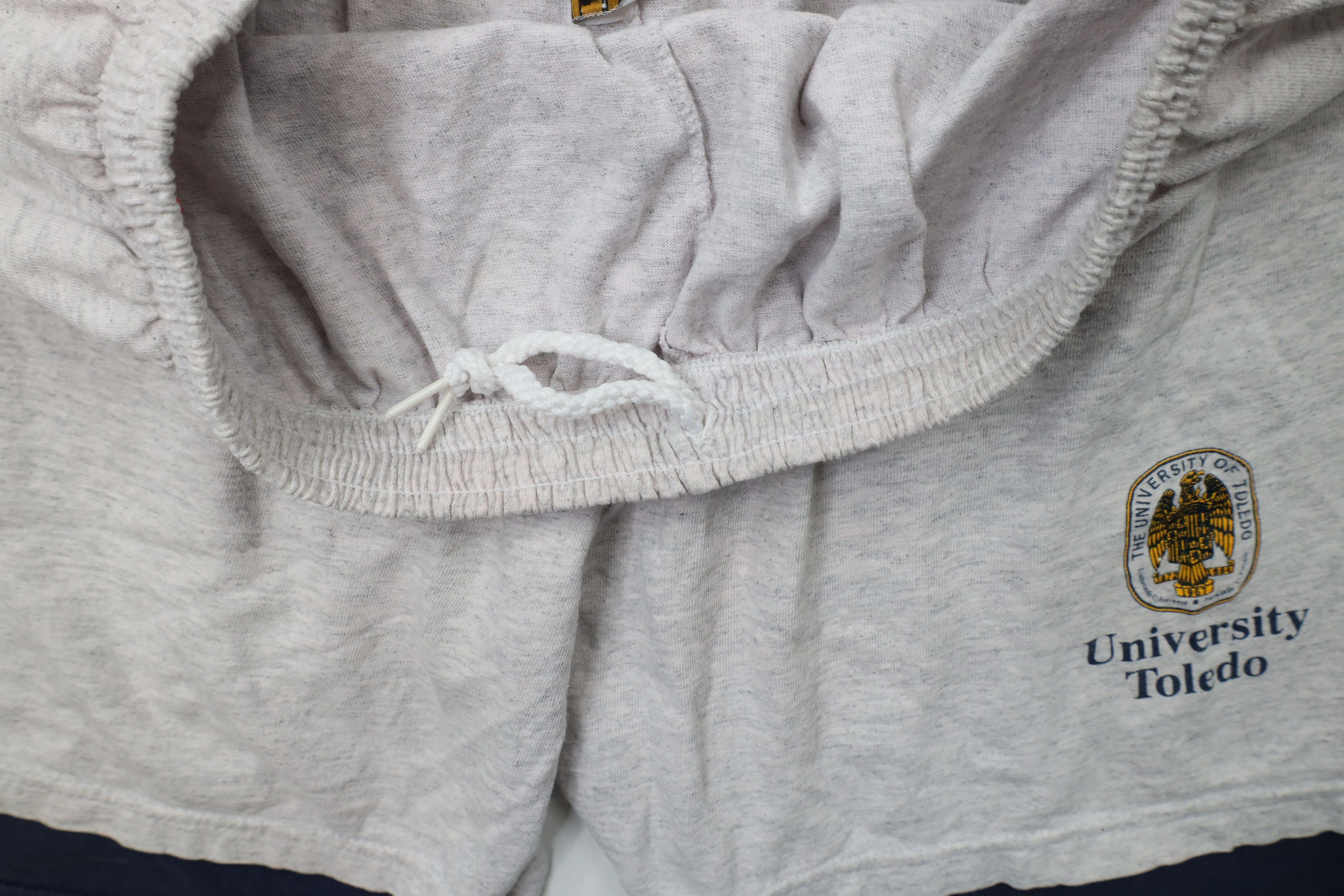 Vintage Vintage 90s University of Toledo Layered Shorts Gray USA Size US 34 / EU 50 - 6 Thumbnail