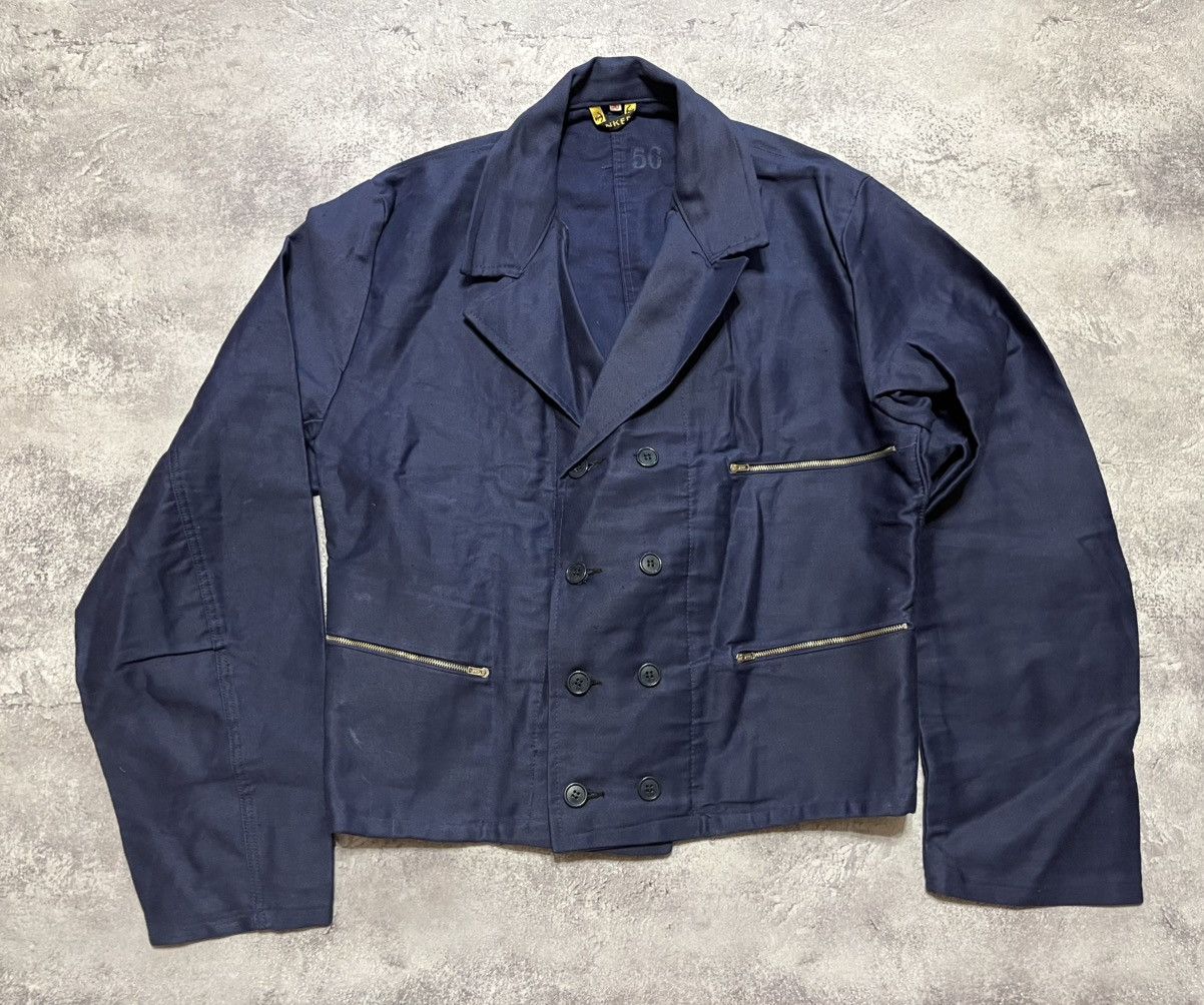 Vintage Vintage Anker Navy Military Submarine Deck Jacket EU 56 Size US XL / EU 56 / 4 - 1 Thumbnail