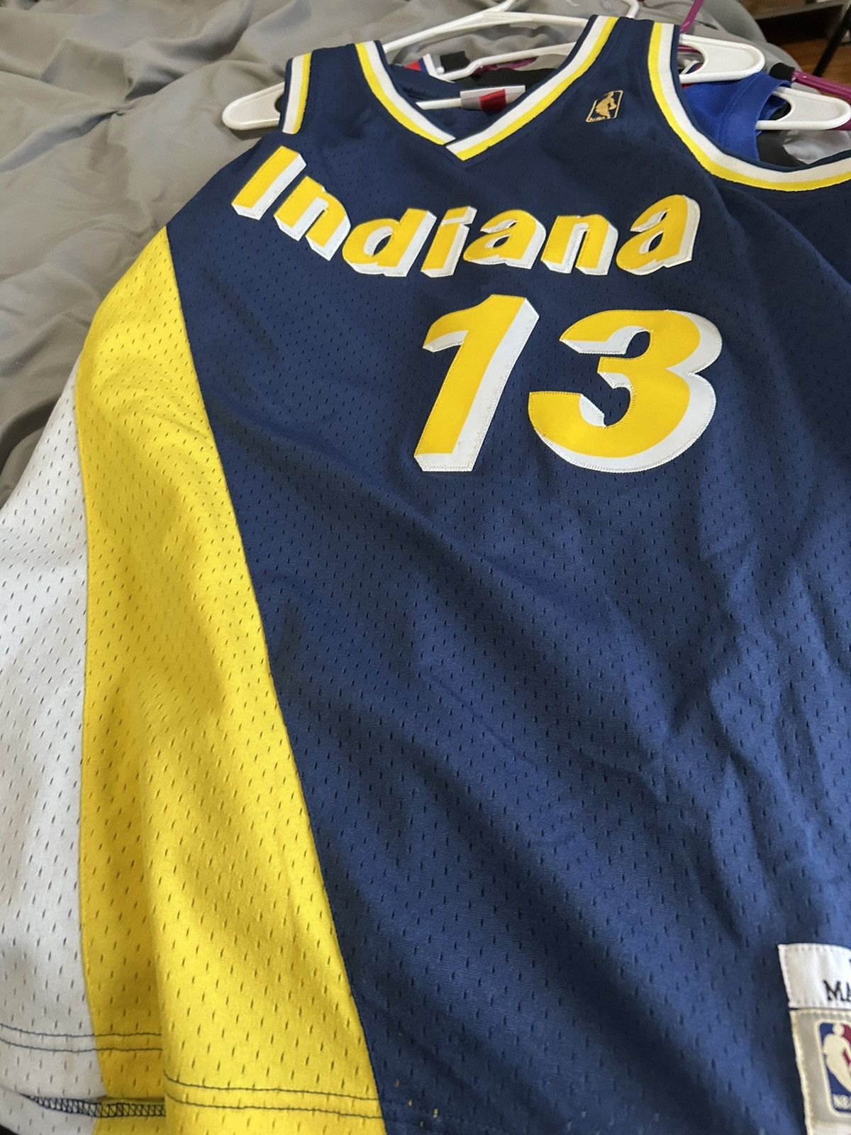 Mitchell & Ness Hardwood classic Mark Jackson pacers jersey Size US L / EU 52-54 / 3 - 1 Thumbnail