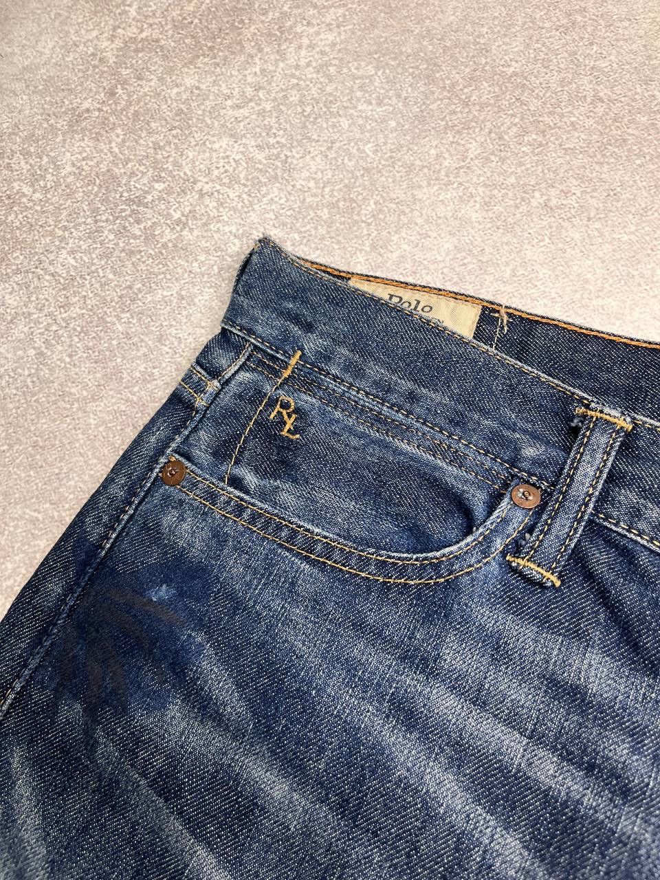 Polo Ralph Lauren Vintage Polo Ralph Lauren Painted Baggy Jeans Y2K 29 Size US 29 - 7 Thumbnail
