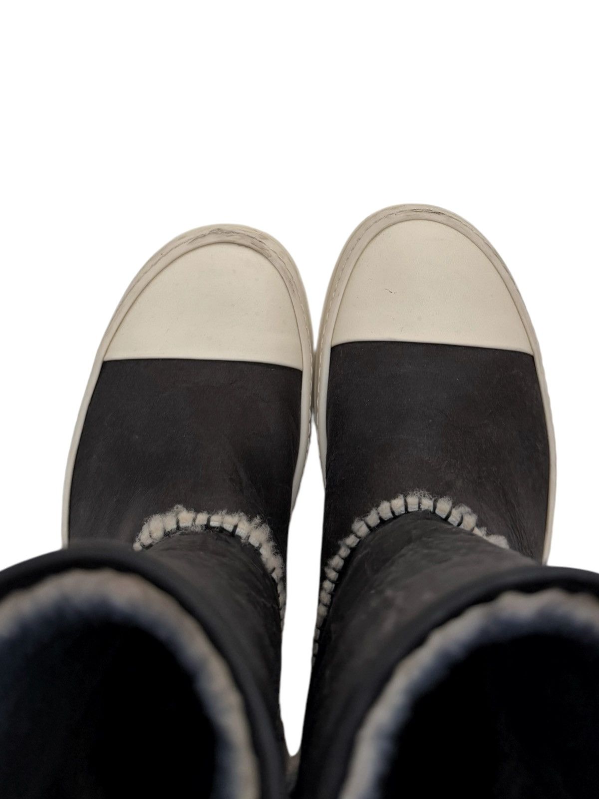 Rick Owens 2014 Shearling Moody Ugg Ramones Size US 9 / EU 42 - 5 Thumbnail