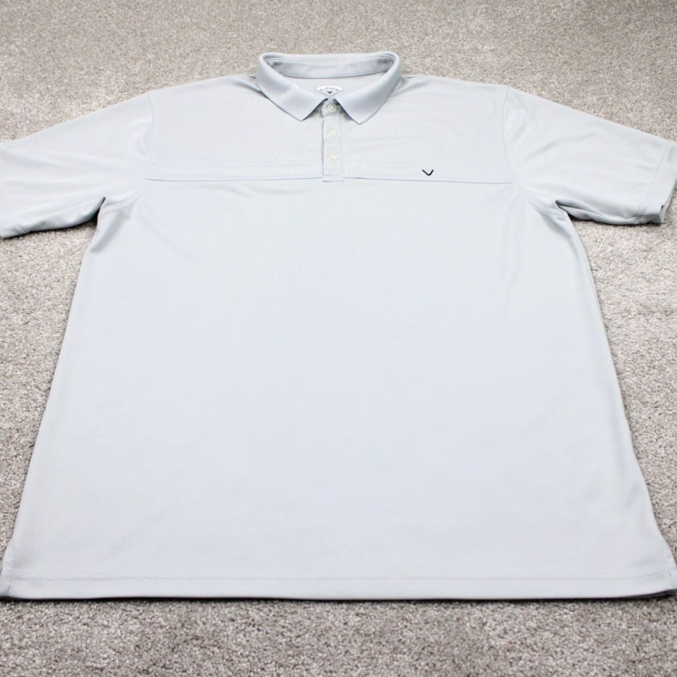 Callaway Callaway Polo Shirt Mens 2XL Gray Short Sleeve Stretch Collared Golf Pullover S/S Polo Shirt Size US XXL / EU 58 / 5 - 2 Thumbnail