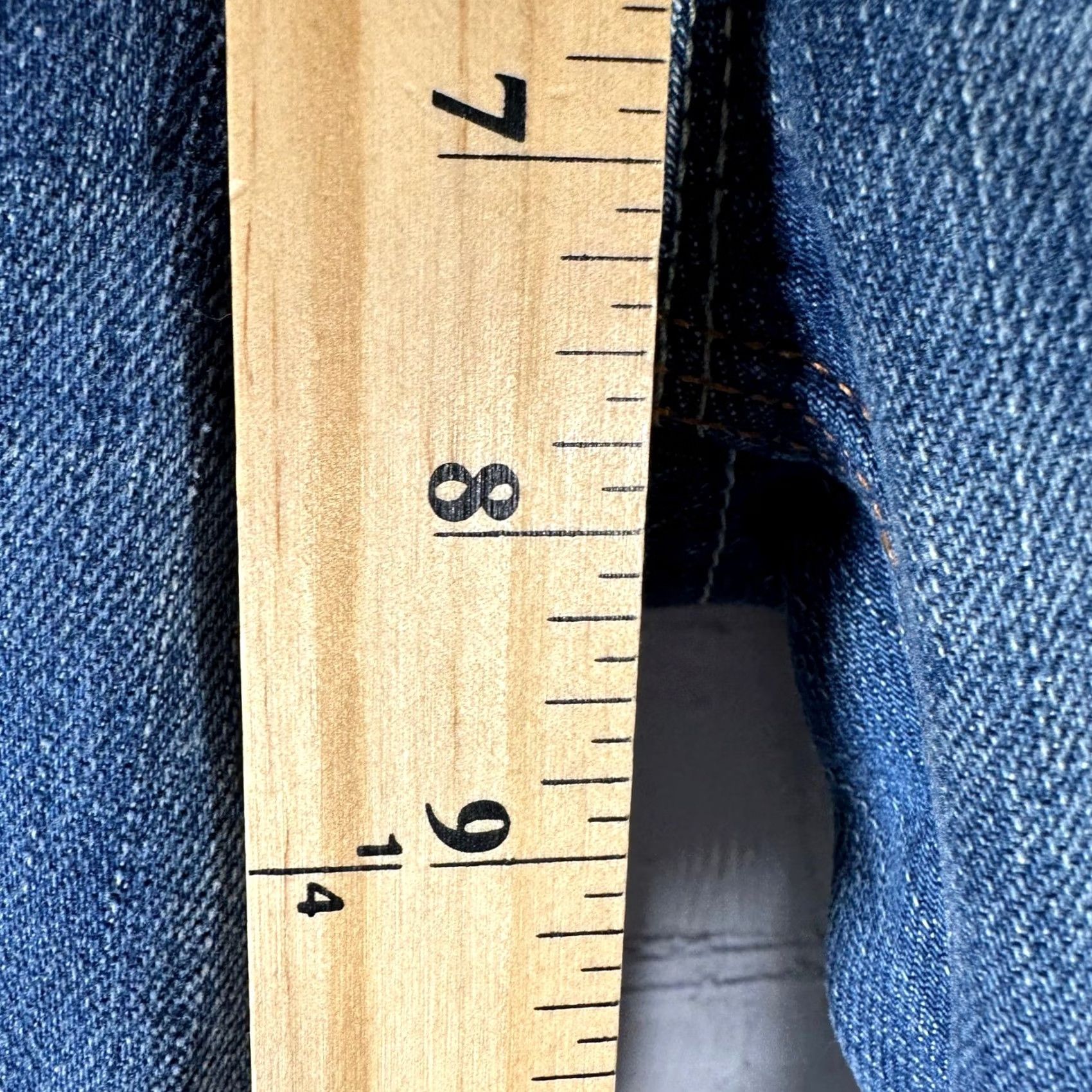 7 For All Mankind 7 For All Mankind Jeans 26 Flynt Wide-Leg Embroidered Back Pocket Blue Denim Jeans Women 26 Inseam 33 Size 26" / US 2 / IT 38 - 4 Thumbnail