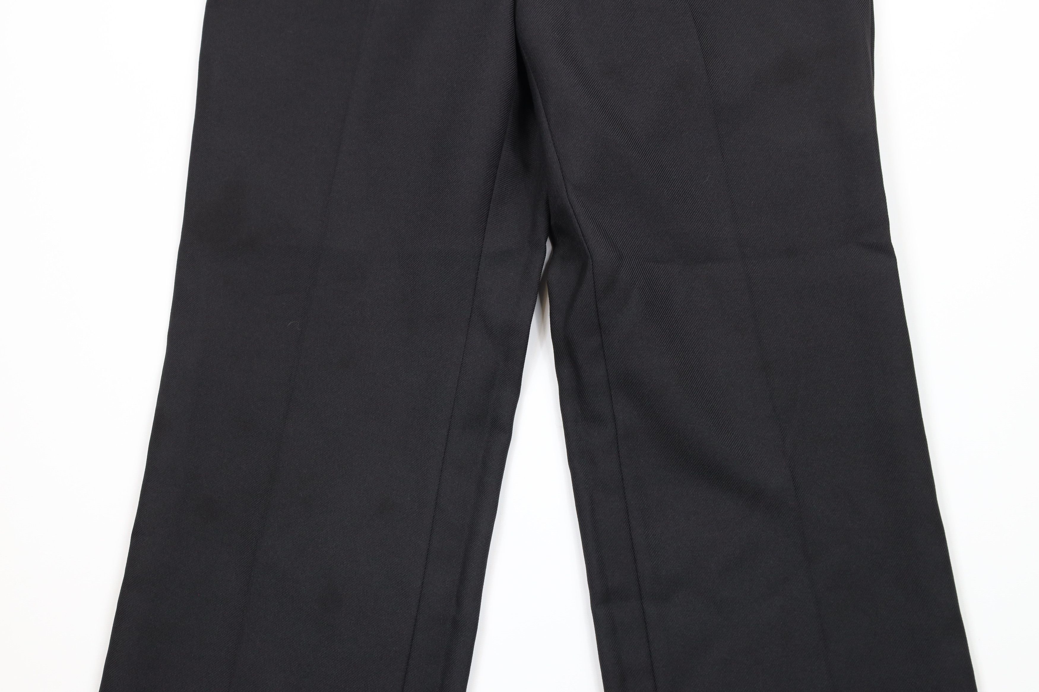 Vintage Vintage 70s Streetwear Leg Bell Bottoms Chino Pants Black Size 32 - 3 Thumbnail