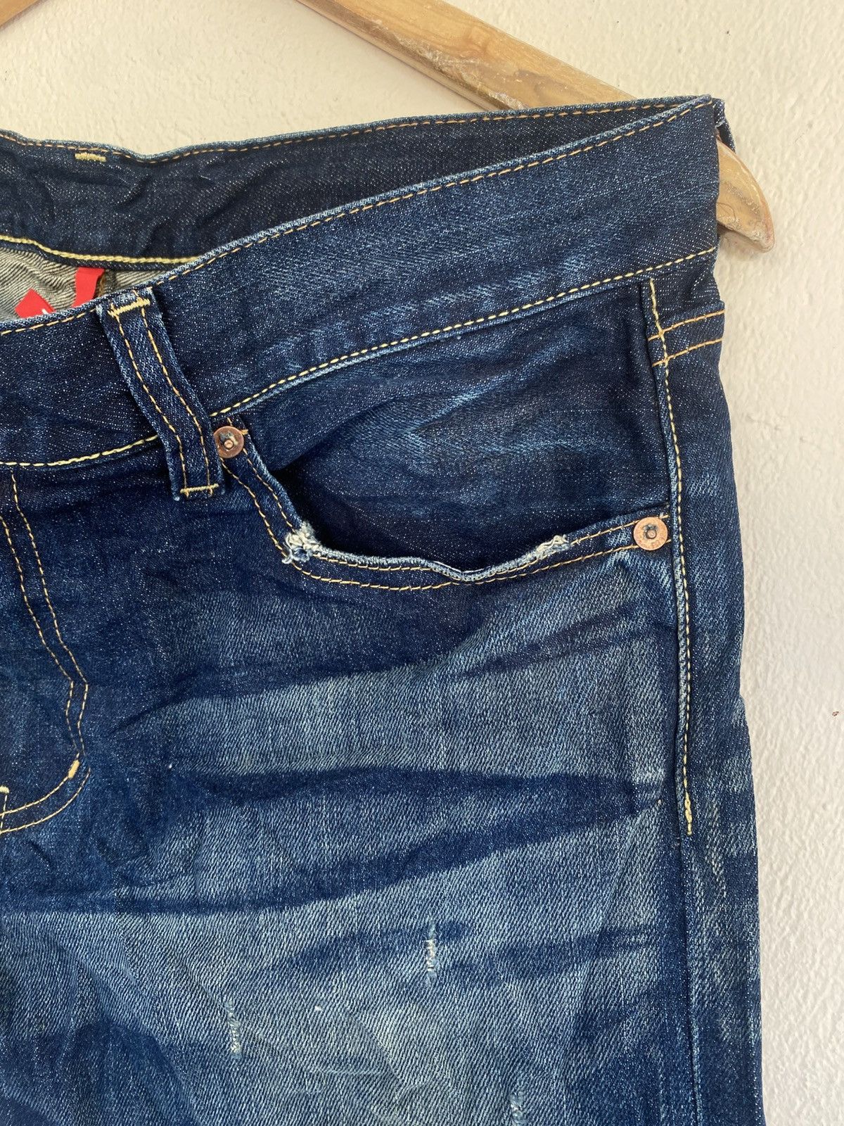 Undercover × Uniqlo UJ Whiskers Clawmark Denim Size US 34 / EU 50 - 6 Thumbnail