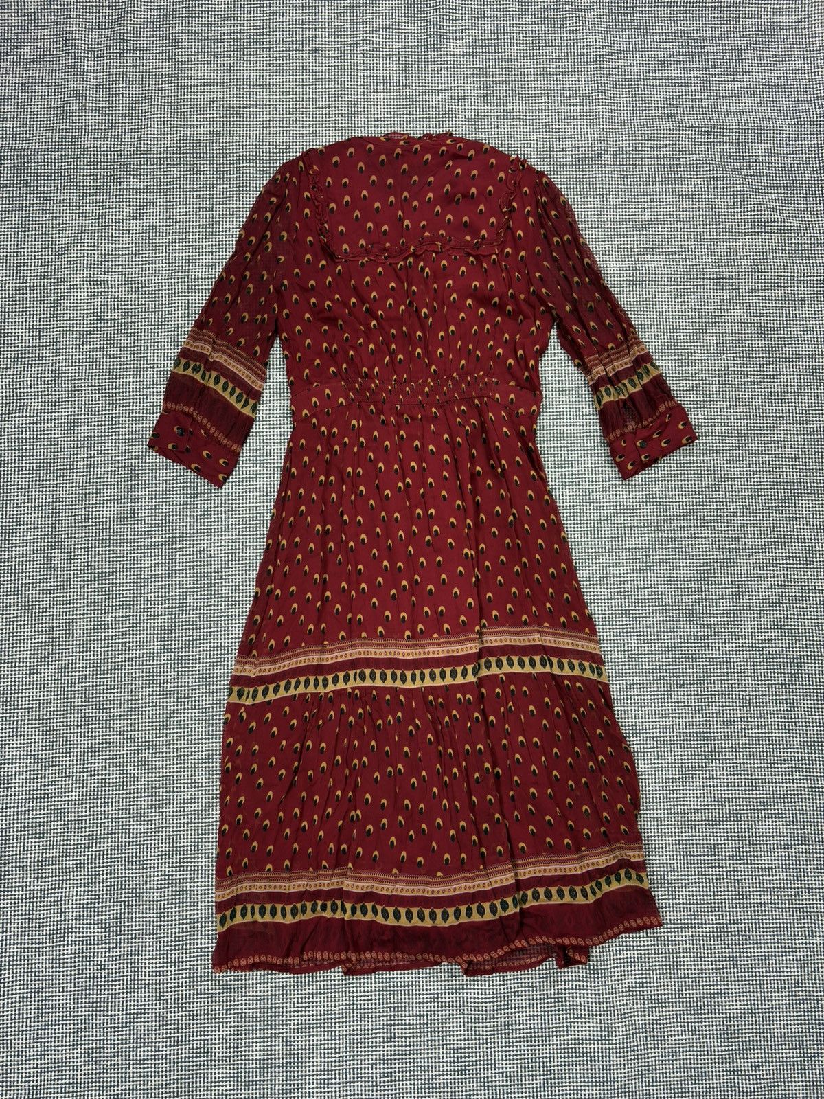 ba&sh Ba&sh barie carmin viscose boho dress luxury designer Size M / US 6-8 / IT 42-44 - 2 Thumbnail