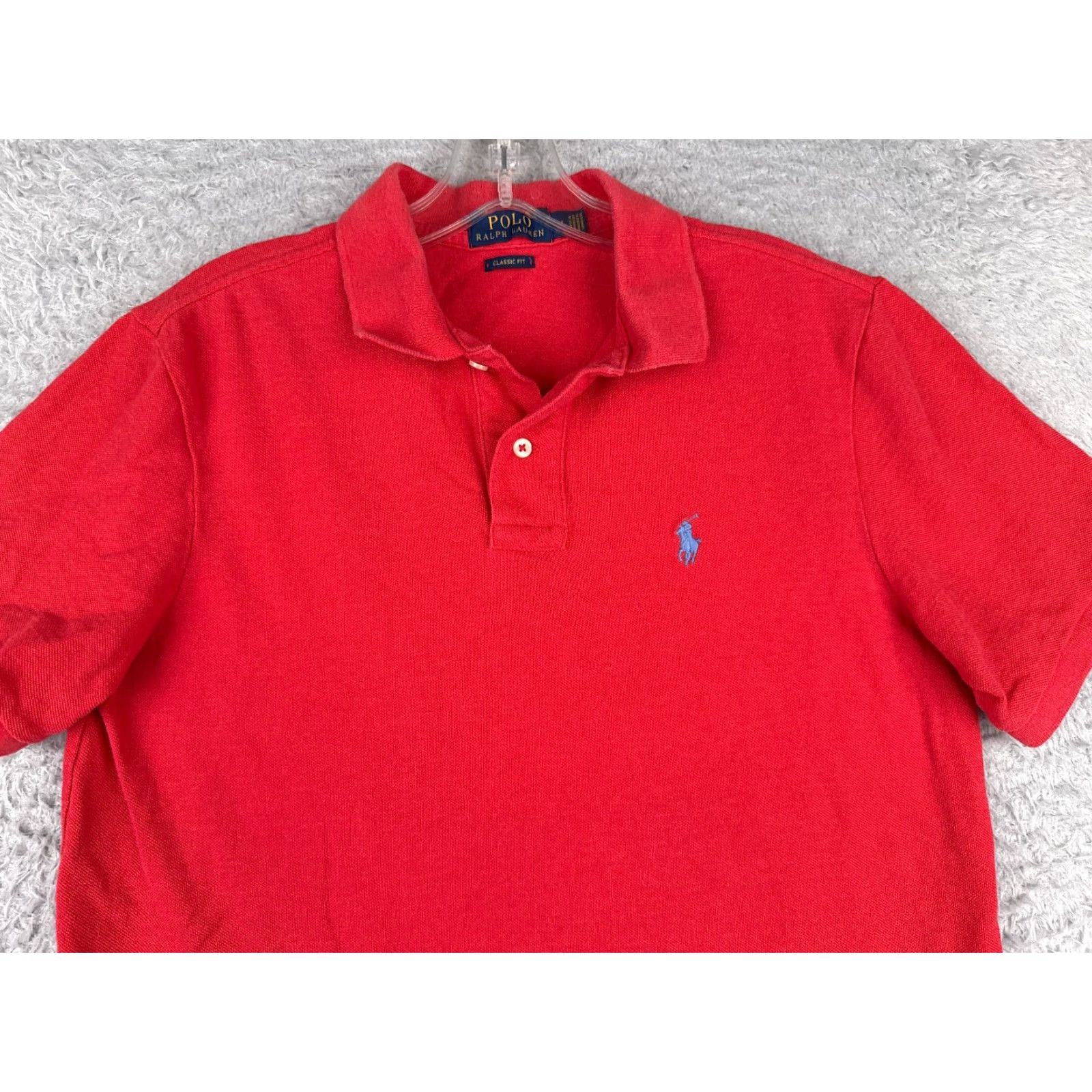 Ralph Lauren Polo Ralph Lauren Polo Shirt Men Medium Red Classic Fit 100% Cotton Pony READ Size US M / EU 48-50 / 2 - 4 Thumbnail