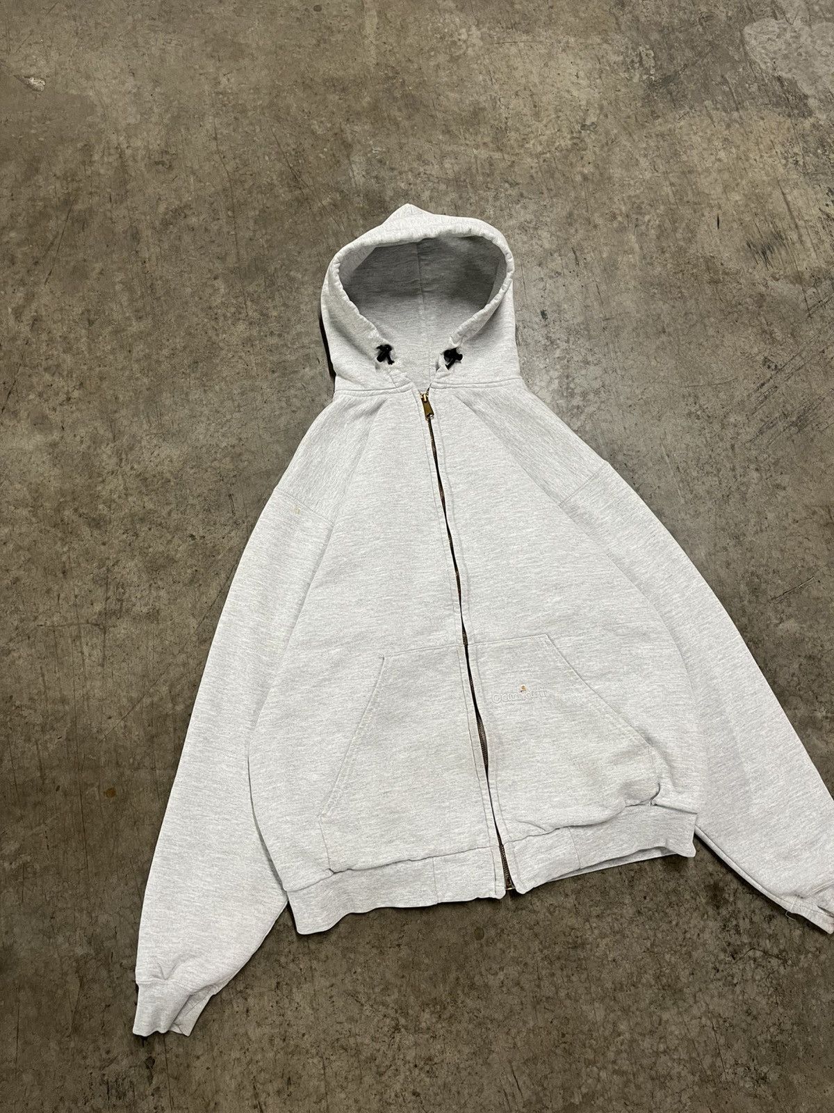 Carhartt × Vintage Carhartt zip up thermal lined vintage hoodie streetwear hype Size US XL / EU 56 / 4 - 6 Thumbnail