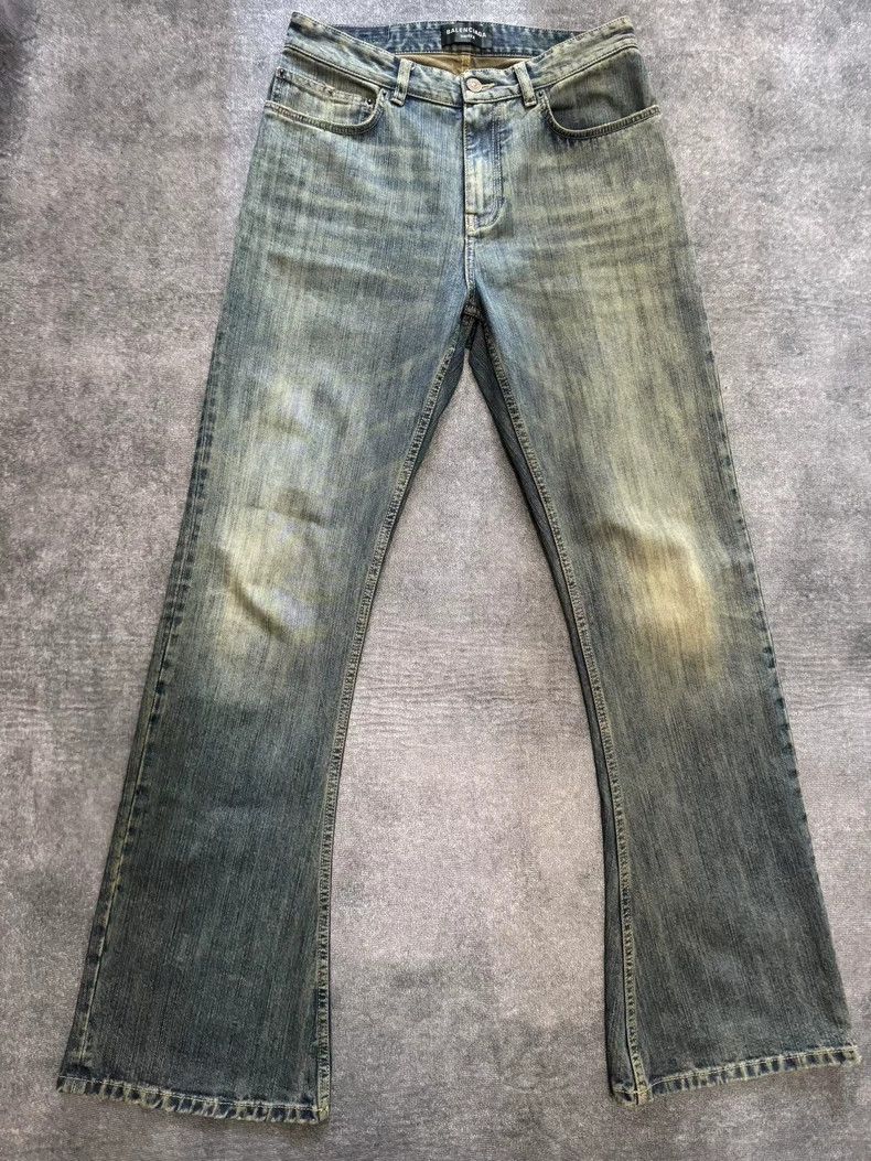 Balenciaga Balenciaga New washed micro-la denim trousers Size US 26 / EU 42 - 1 Thumbnail