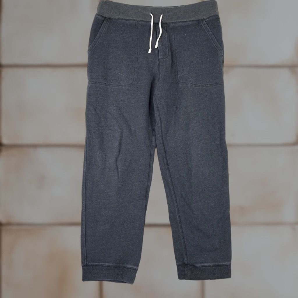 J.Crew J. Crew Sweatpants Pants Men M Gray Drawstring Pockets Tapered Regular Fit VINTAGE? No Size US 31 - 1 Thumbnail