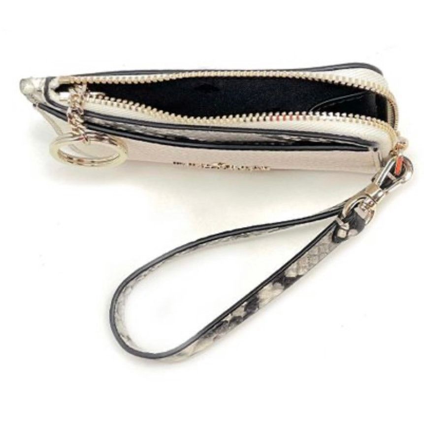 Kate Spade Kate Spade Leila Mixed Material L-Zip Card Holder Parchment Size ONE SIZE - 2 Thumbnail