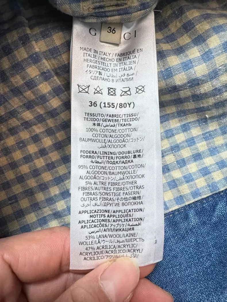 Gucci Gucci Limited Edition Denim Jacket-2506 Size US L / EU 52-54 / 3 - 5 Thumbnail