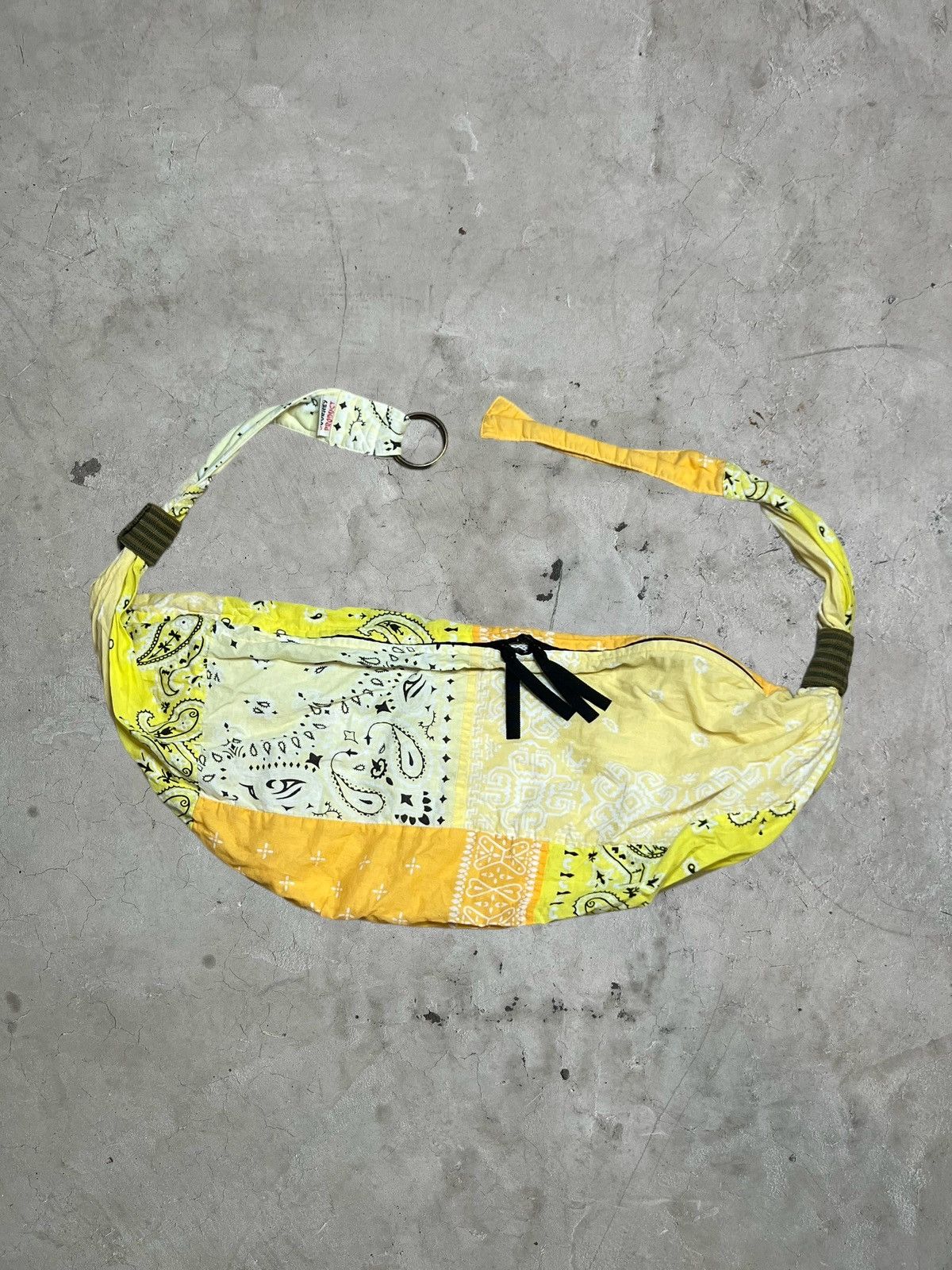 image of Kapital Bandana Beach Snufkkin Bag in Yellow, Men's