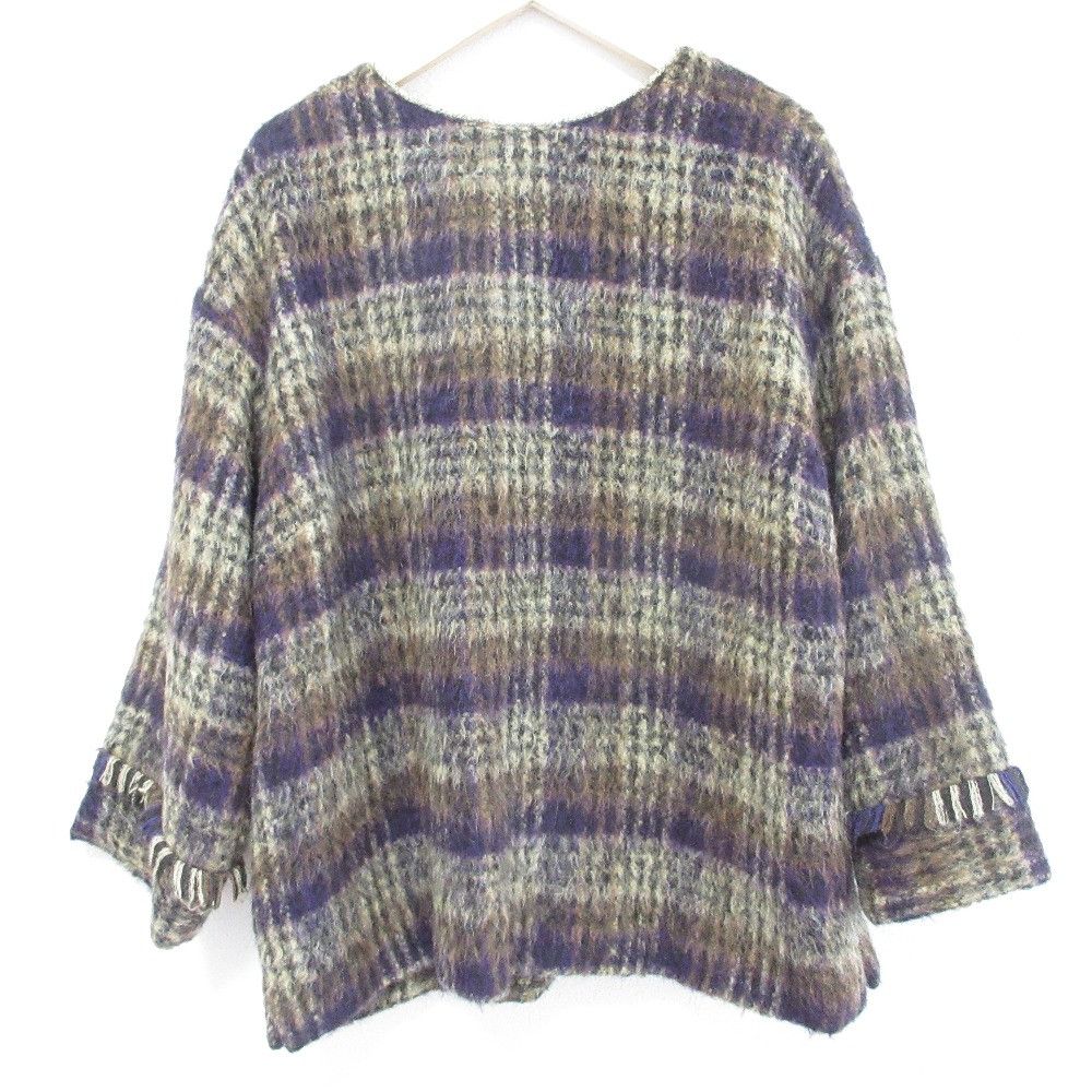 Other Other CLOTH＆CROSS BALLI Alpaca Blend Check Pullover Others Tops DUTY FREE for USA Size ONE SIZE - 1 Thumbnail