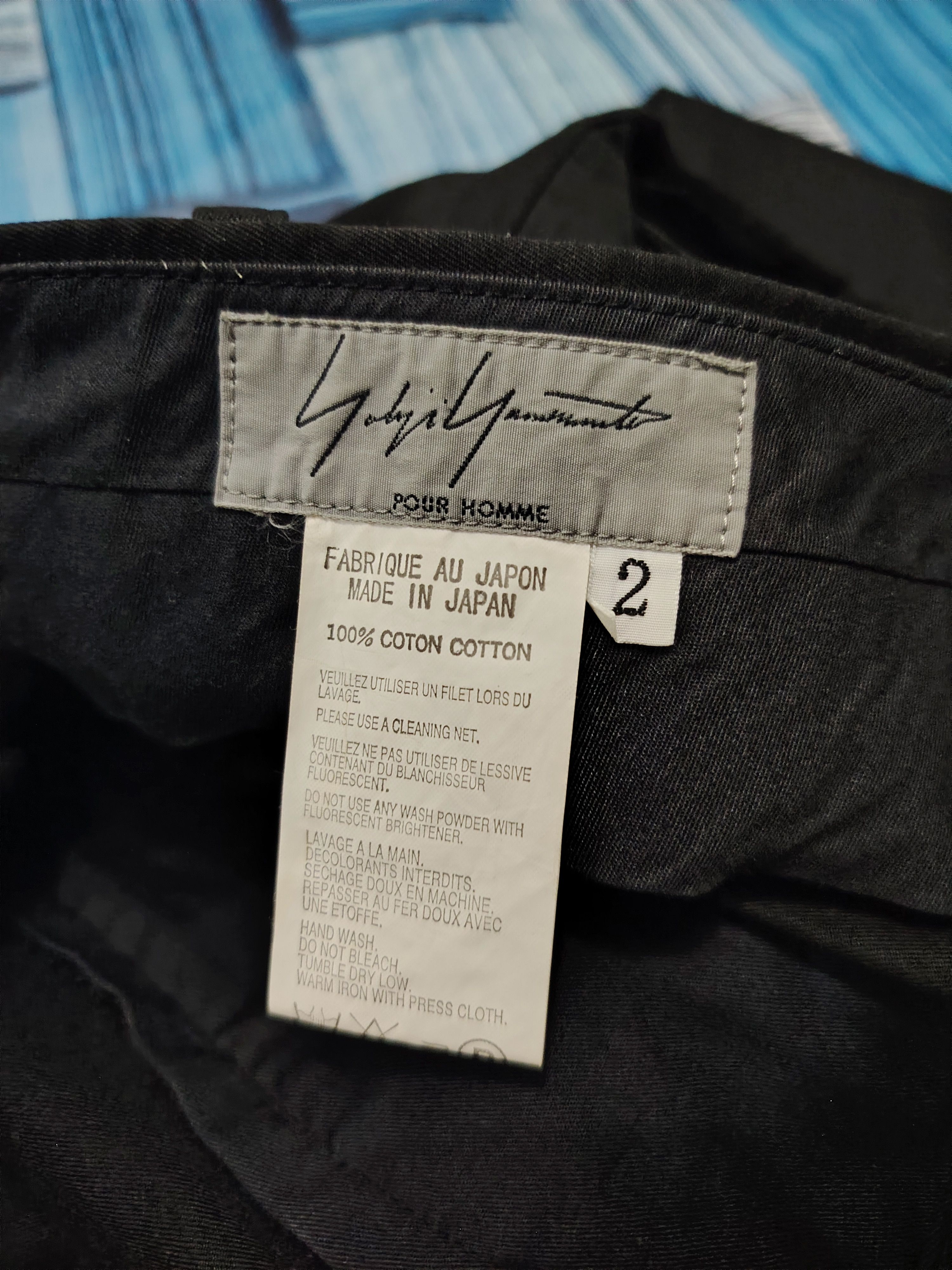 Yohji Yamamoto Yohji Yamamoto Black Pants Size US 34 / EU 50 - 11 Thumbnail