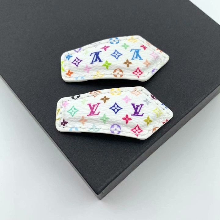 Louis Vuitton Louis Vuitton x Murakami White Multicolor Hair Clips Size ONE SIZE - 1 Thumbnail