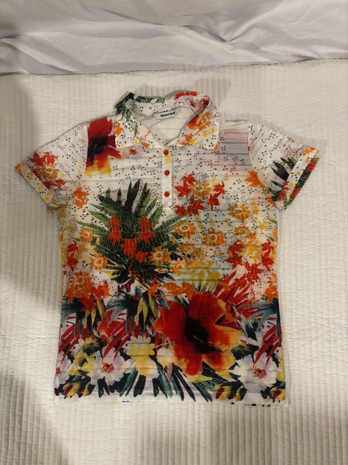Other Floral short sleeve shirt.wt233 Size XS / US 0-2 / IT 36-38 - 1 Thumbnail