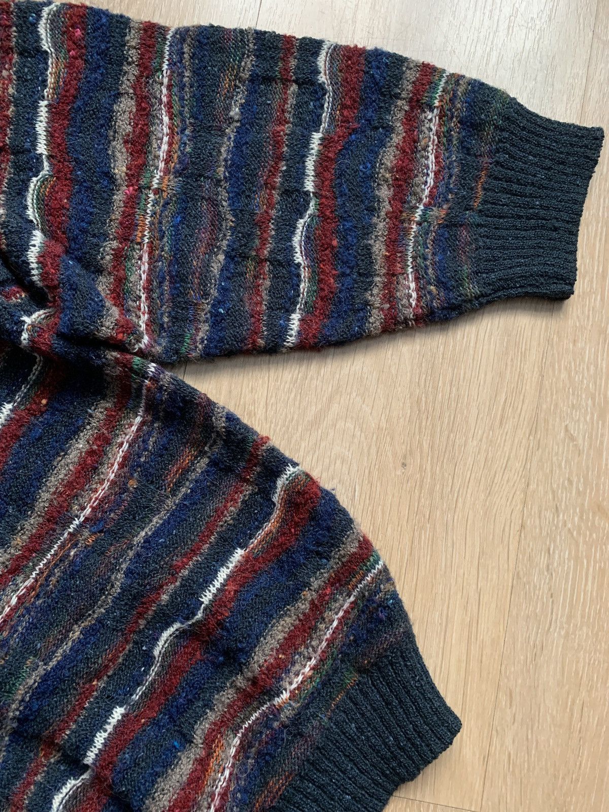 Other VINTAGE PACO CALVARI MULTICOLOUR KNIT SWEATER RARW Size US L / EU 52-54 / 3 - 4 Thumbnail